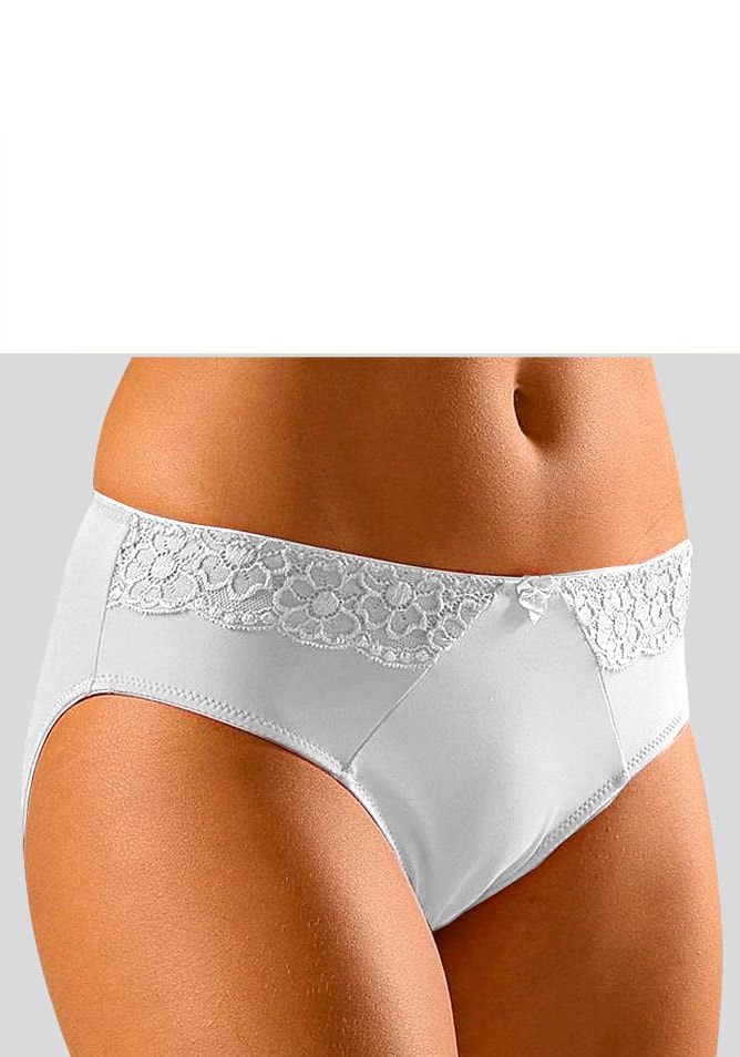 LASCANA Slip, mit seitlichen Spitzeneinsätzen LASCANA Slip, mit seitlichen Spitzeneinsätzen von Lascana