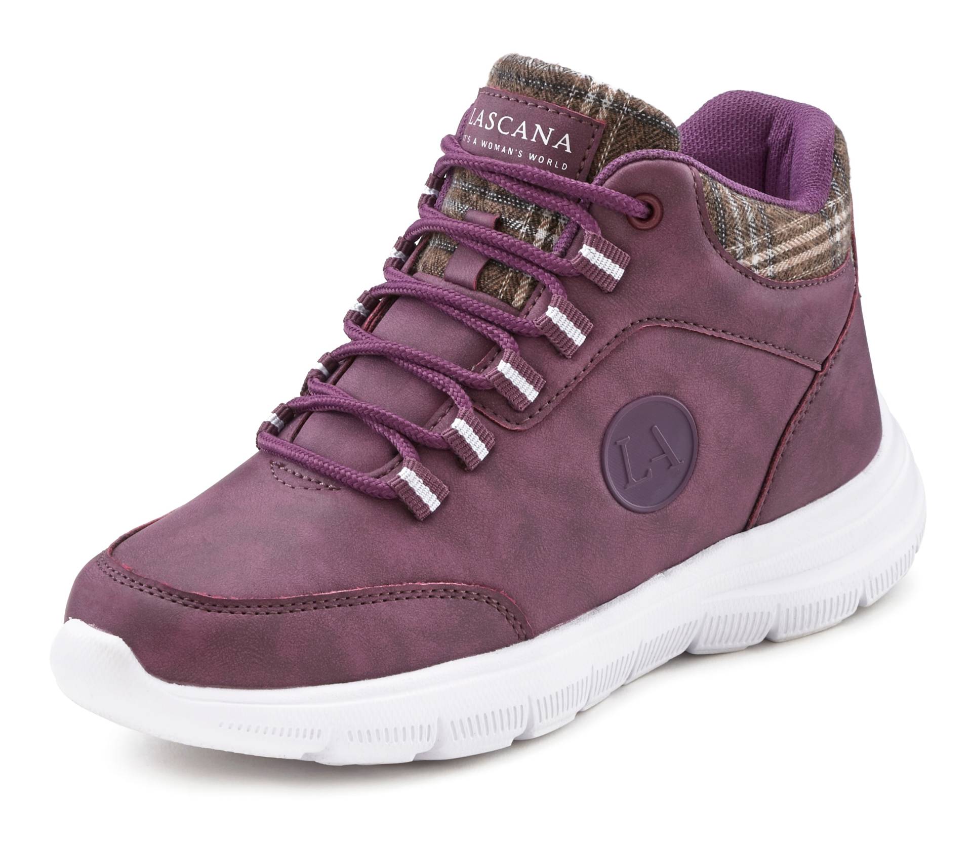 LASCANA Sneaker, mit leichter Sohle, Outdoorschuhe,Freizeitschuhe,Trekking Boots, VEGAN LASCANA Sneaker, mit leichter Sohle, Outdoorschuhe,Freizeitschuhe,Trekking Boots, VEGAN von Lascana