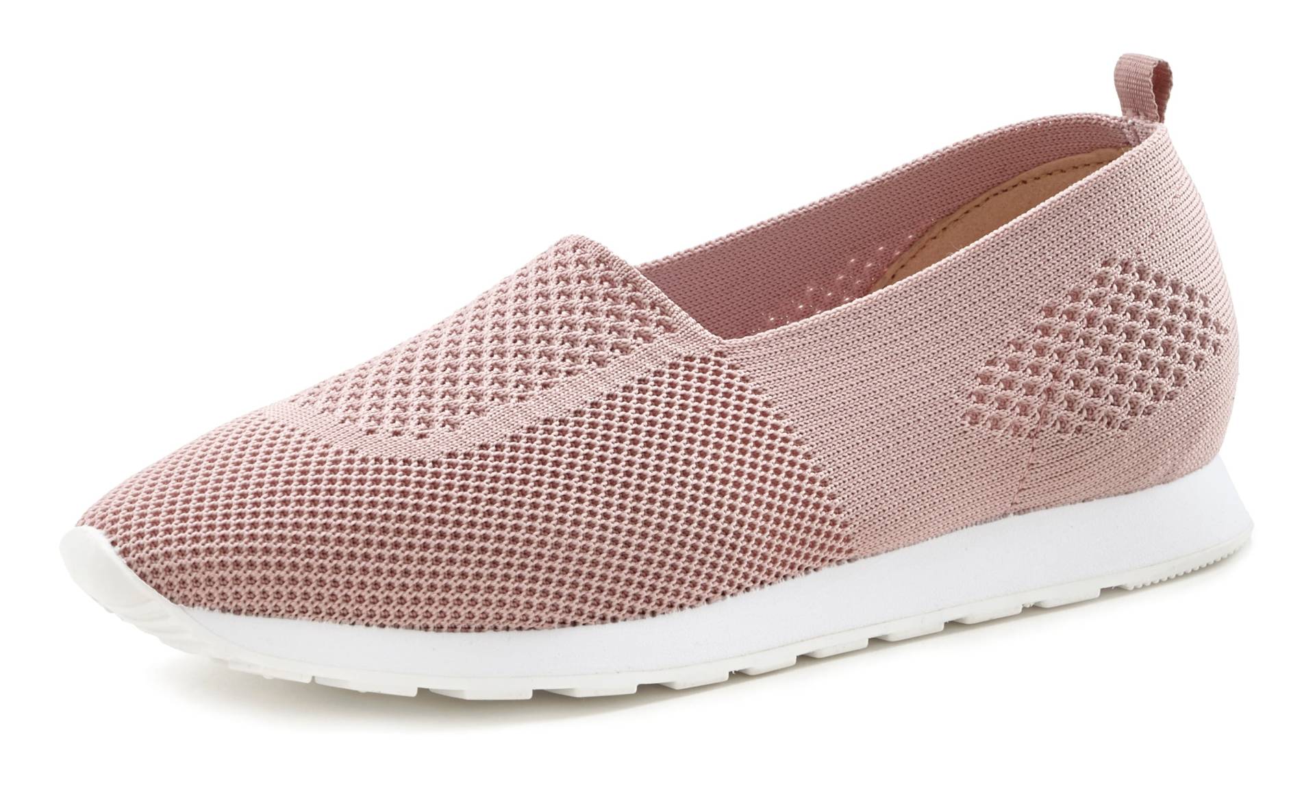 LASCANA Sneaker, Halbschuh, Freizeitschuh, Slipper aus Textil VEGAN von Lascana