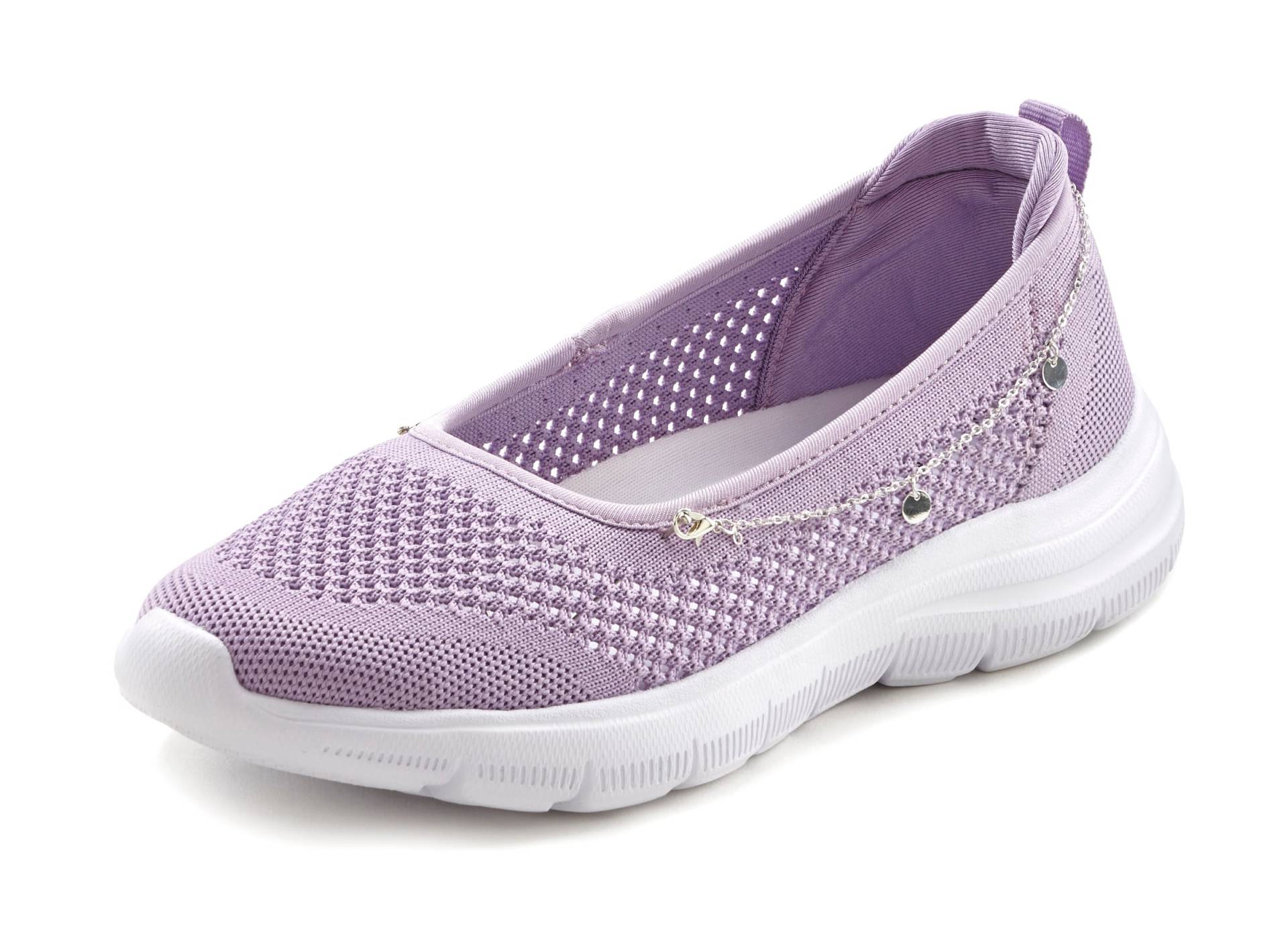 LASCANA Sneaker, mit Ketten-Element, Slipper, Ballerina, Halbschuhe VEGAN von Lascana