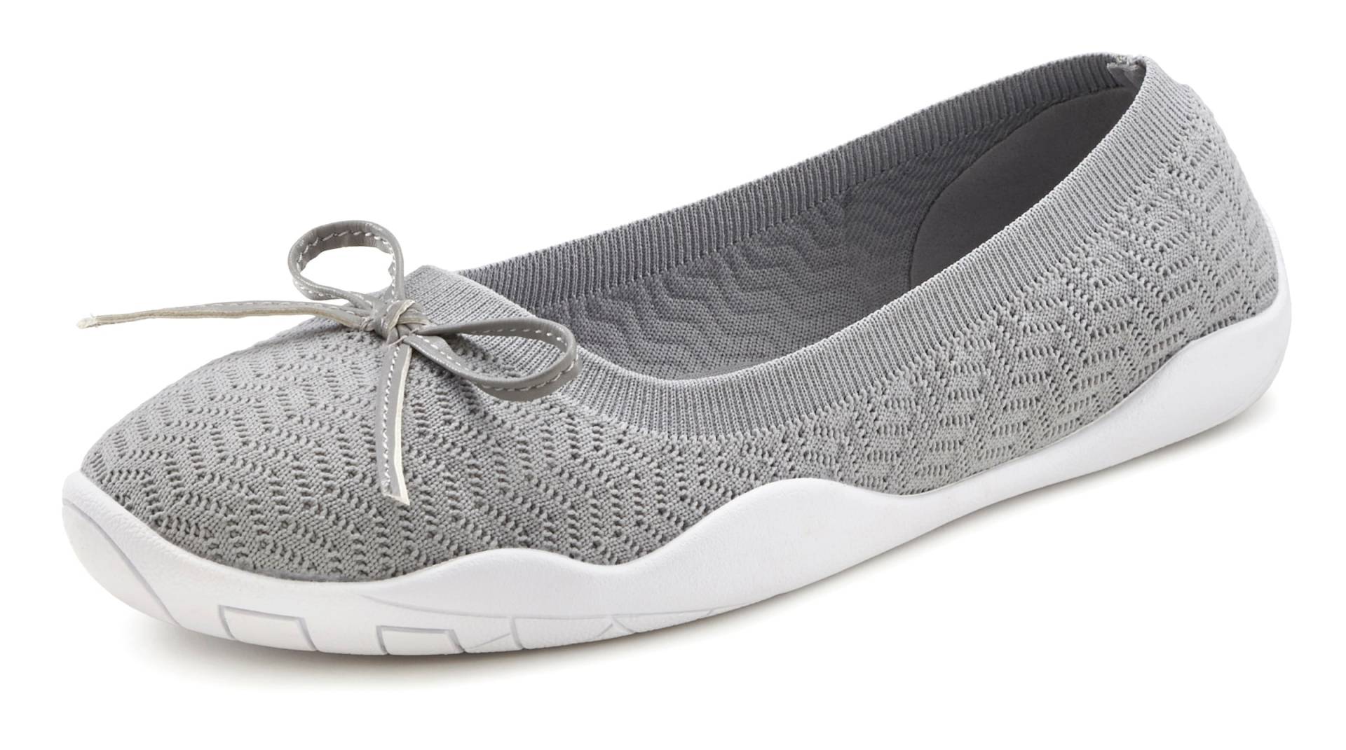 LASCANA Sneaker Ballerinas, mit flacher & flexibler Sohle, superleicht, Slipper, Halbschuh VEGAN von Lascana