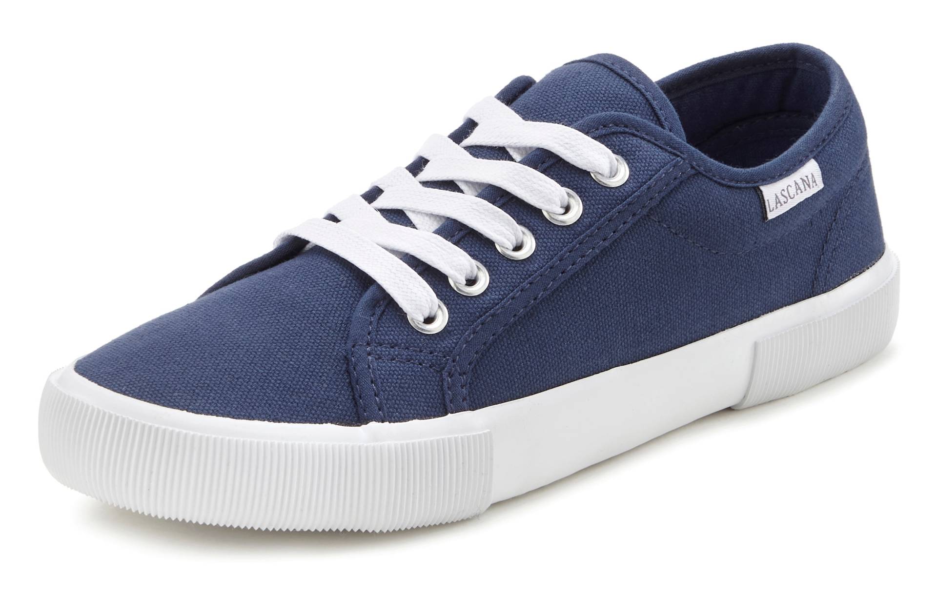 LASCANA Sneaker, aus Textil, Schnürhalbschuh, Freizeitschuh von Lascana