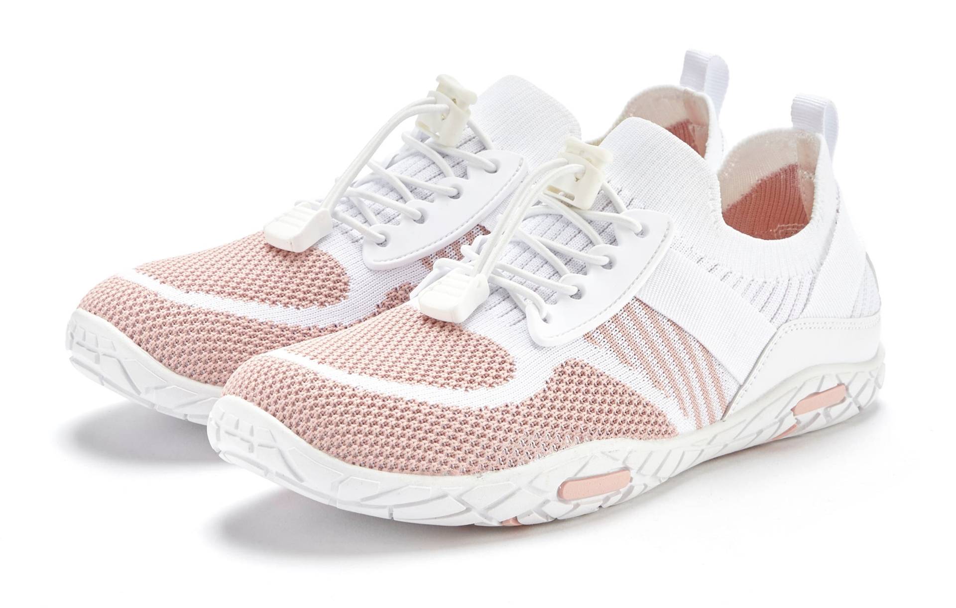 LASCANA Sneaker, Freizeitschuh, Halbschuh superleicht, flache flexible Sohle VEGAN LASCANA Sneaker, Freizeitschuh, Halbschuh superleicht, flache flexible Sohle VEGAN von Lascana