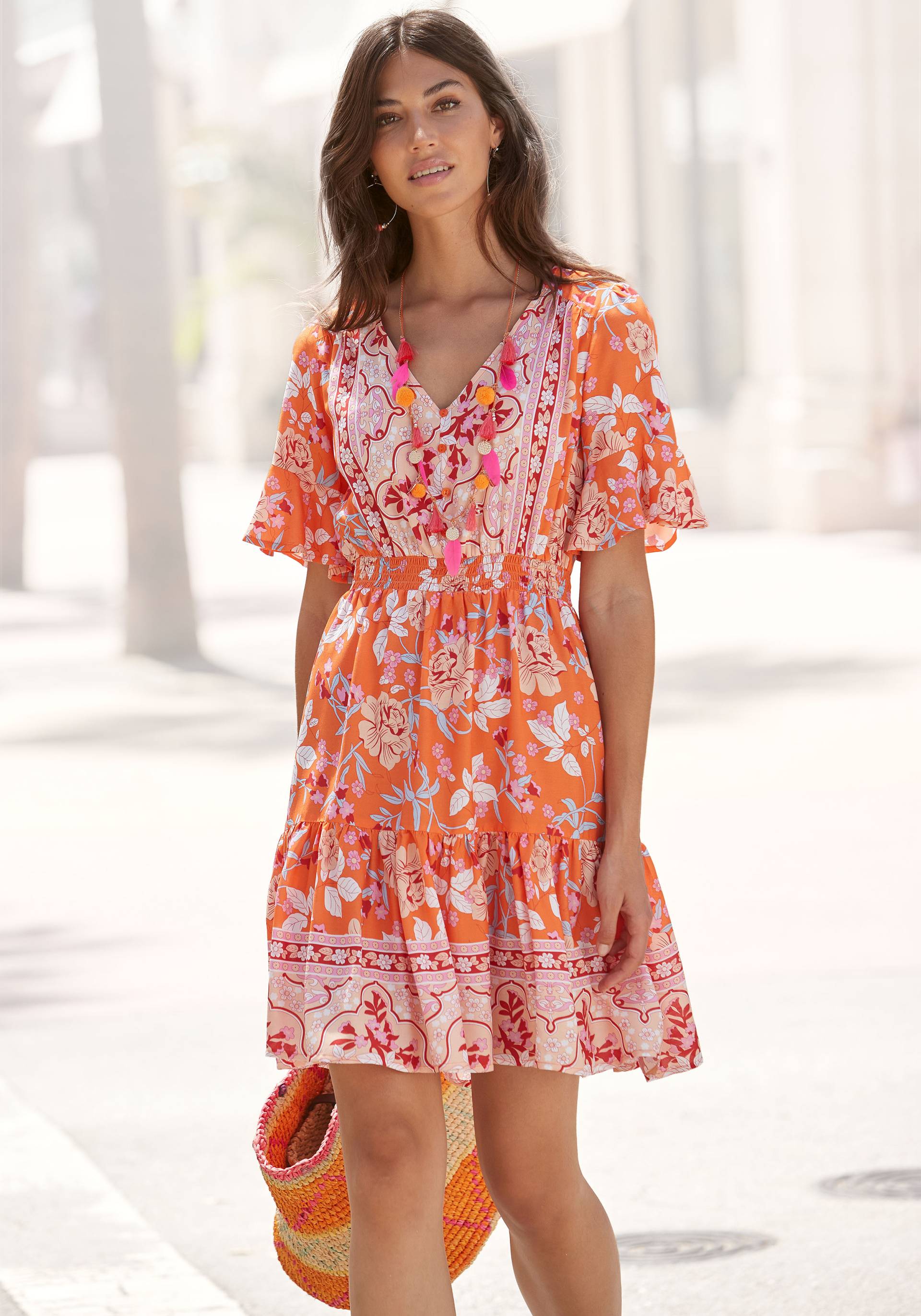 LASCANA Sommerkleid, mit Alloverdruck LASCANA Sommerkleid, mit Alloverdruck von Lascana