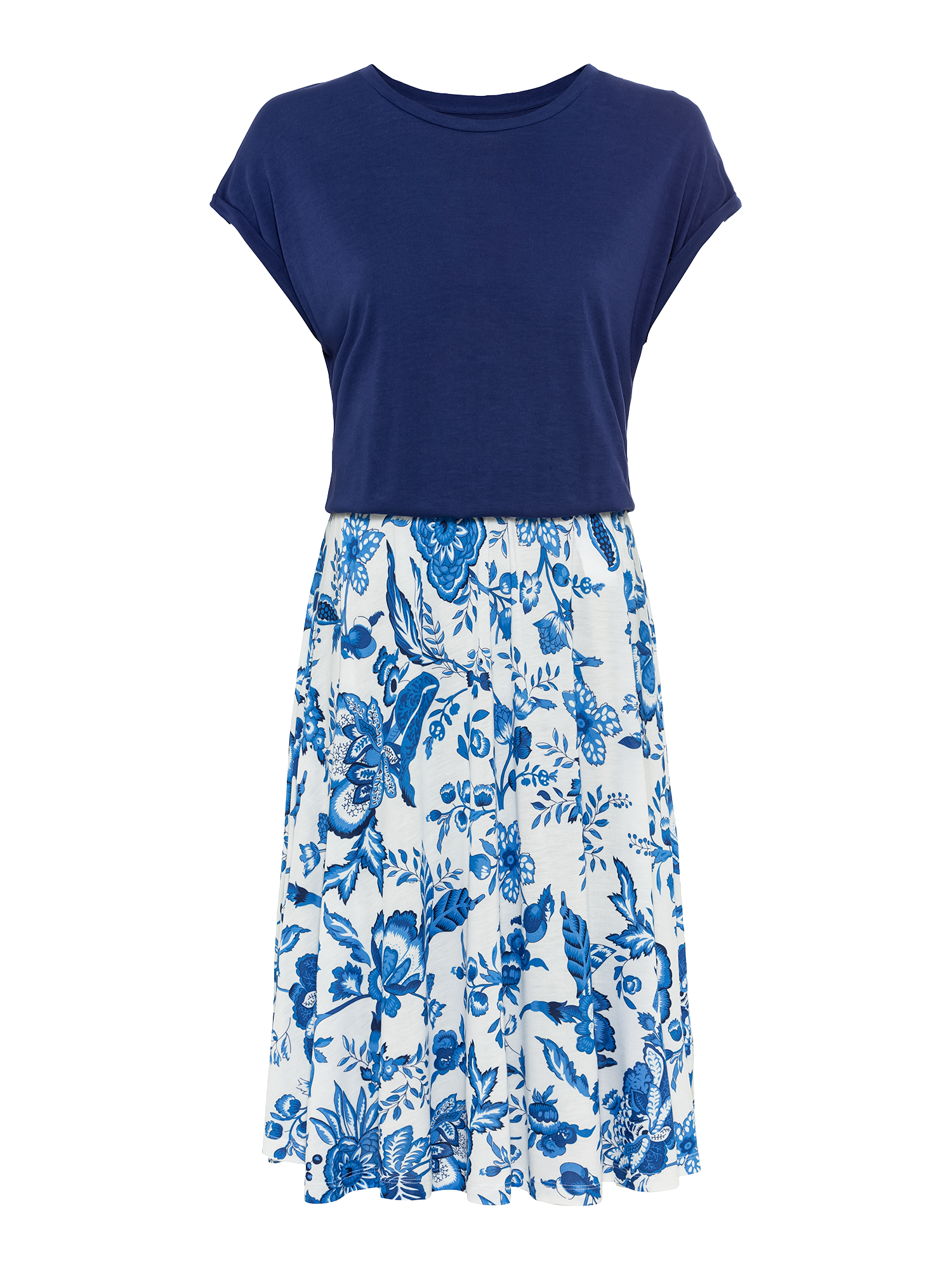 LASCANA Sommerkleid, mit bedrucktem Rock, T-Shirtkleid, Strandkleid LASCANA Sommerkleid, mit bedrucktem Rock, T-Shirtkleid, Strandkleid von Lascana