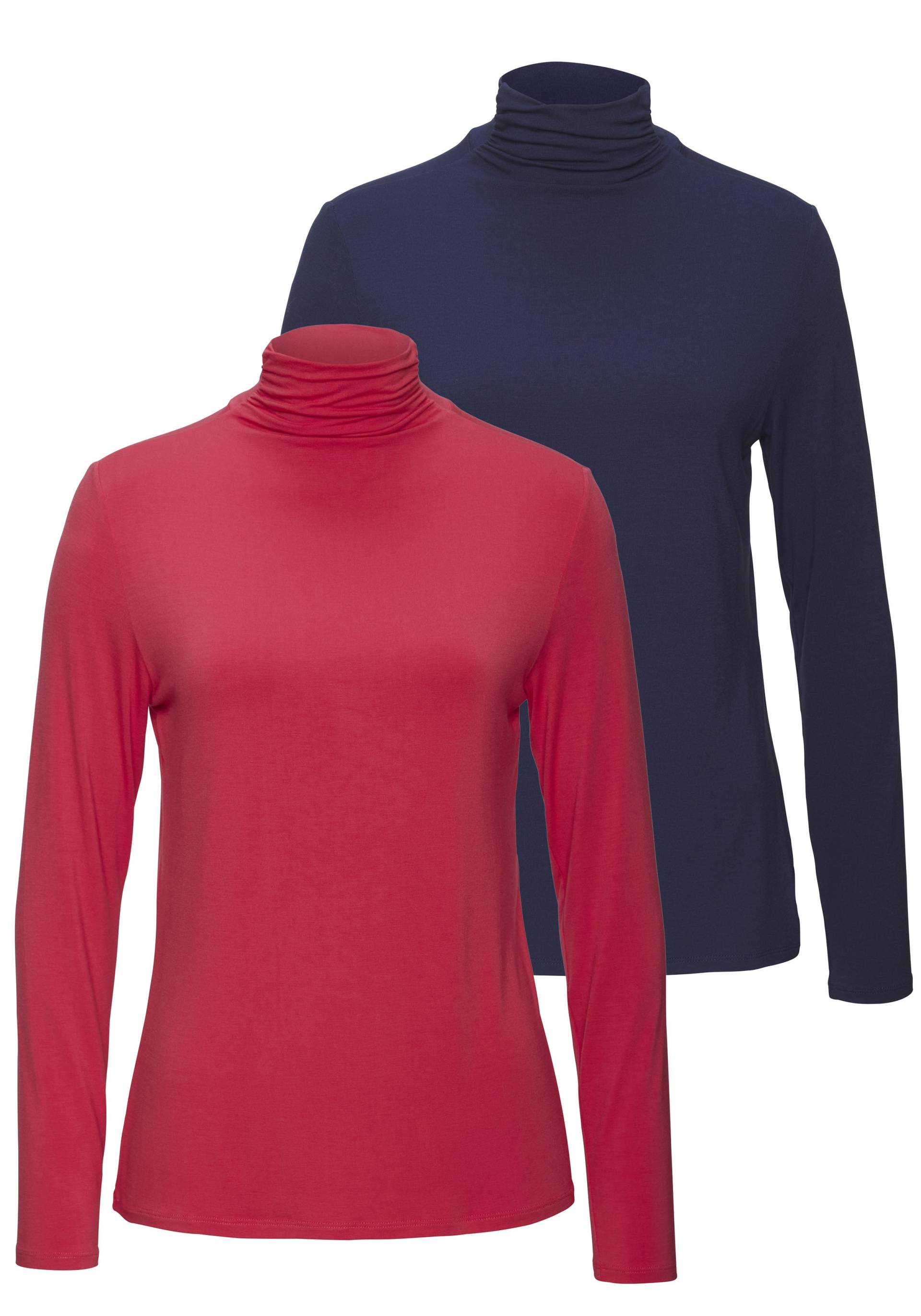 LASCANA Stehkragenshirt »aus weichem Viskose-Stretch« LASCANA Stehkragenshirt »aus weichem Viskose-Stretch« von Lascana