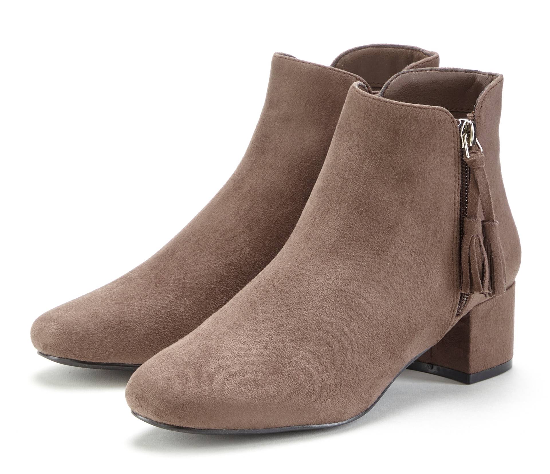 LASCANA Stiefelette, Stiefel, Boots mit bequemem Blockabsatz VEGAN LASCANA Stiefelette, Stiefel, Boots mit bequemem Blockabsatz VEGAN von Lascana