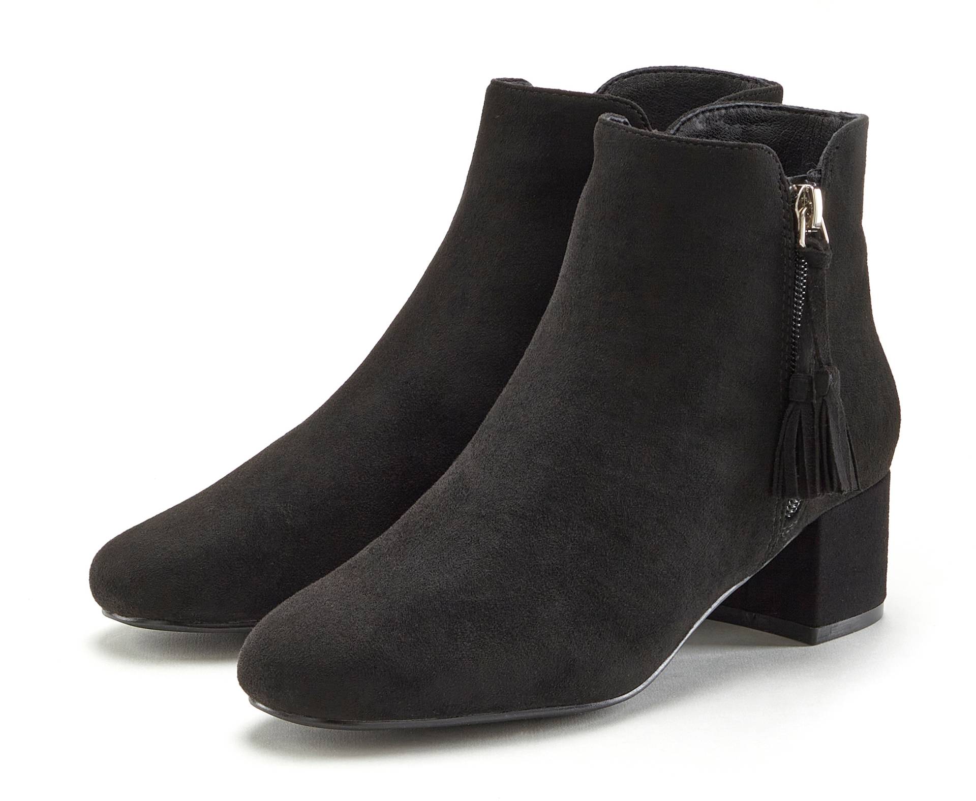 LASCANA Stiefelette, Stiefel, Boots mit bequemem Blockabsatz VEGAN LASCANA Stiefelette, Stiefel, Boots mit bequemem Blockabsatz VEGAN von Lascana
