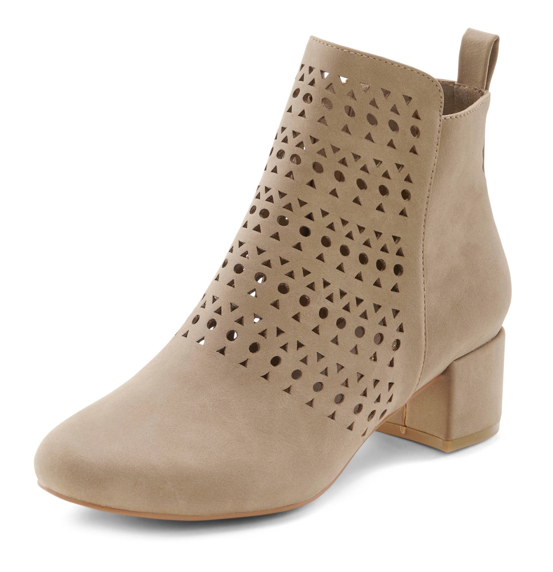 LASCANA Stiefelette, Stiefel, Boots mit kleinen Cut-Outs VEGAN LASCANA Stiefelette, Stiefel, Boots mit kleinen Cut-Outs VEGAN von Lascana