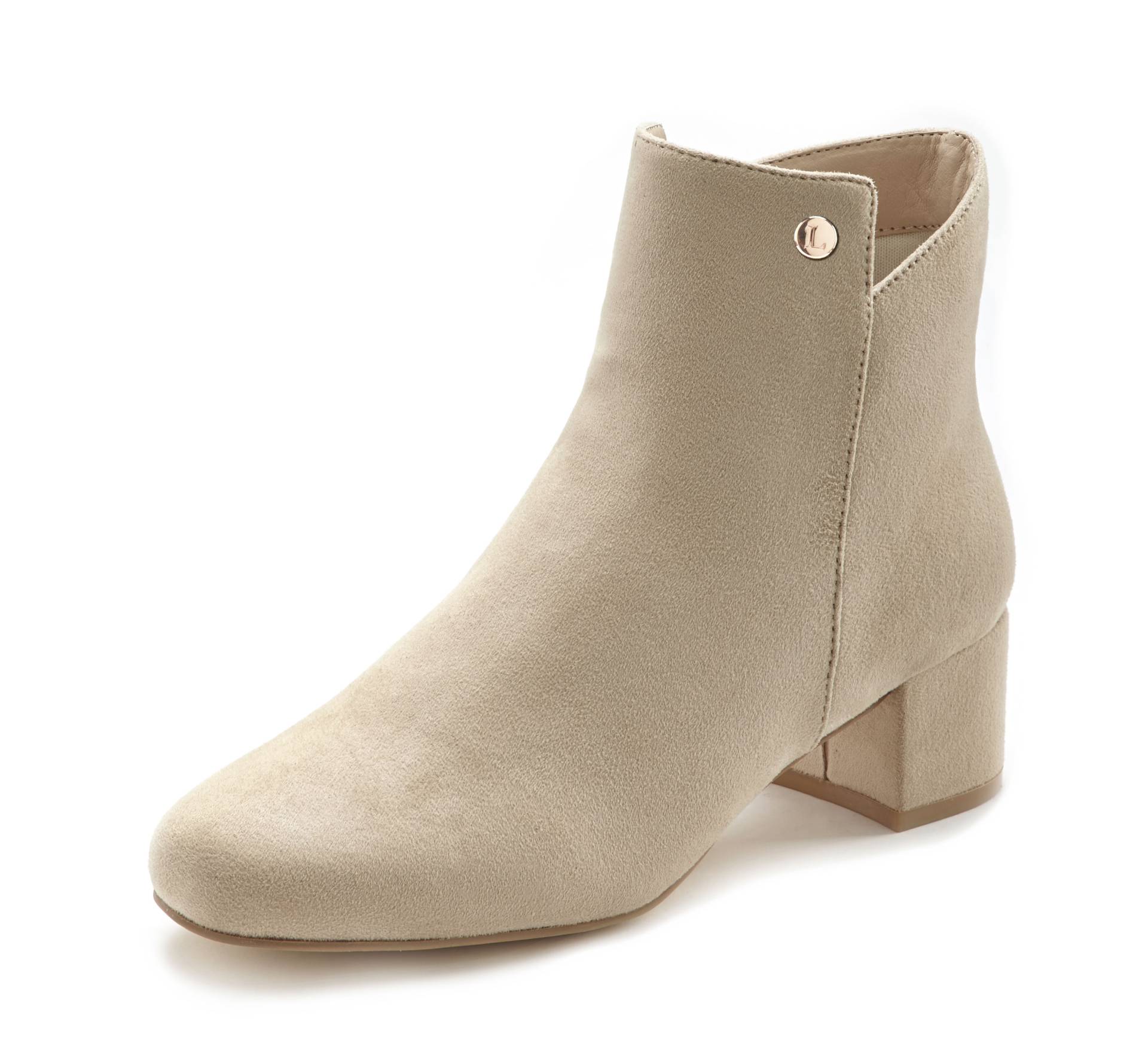 LASCANA Stiefelette, mit bequemen Blockabsatz, Ankle Boots, Stiefel VEGAN LASCANA Stiefelette, mit bequemen Blockabsatz, Ankle Boots, Stiefel VEGAN von Lascana