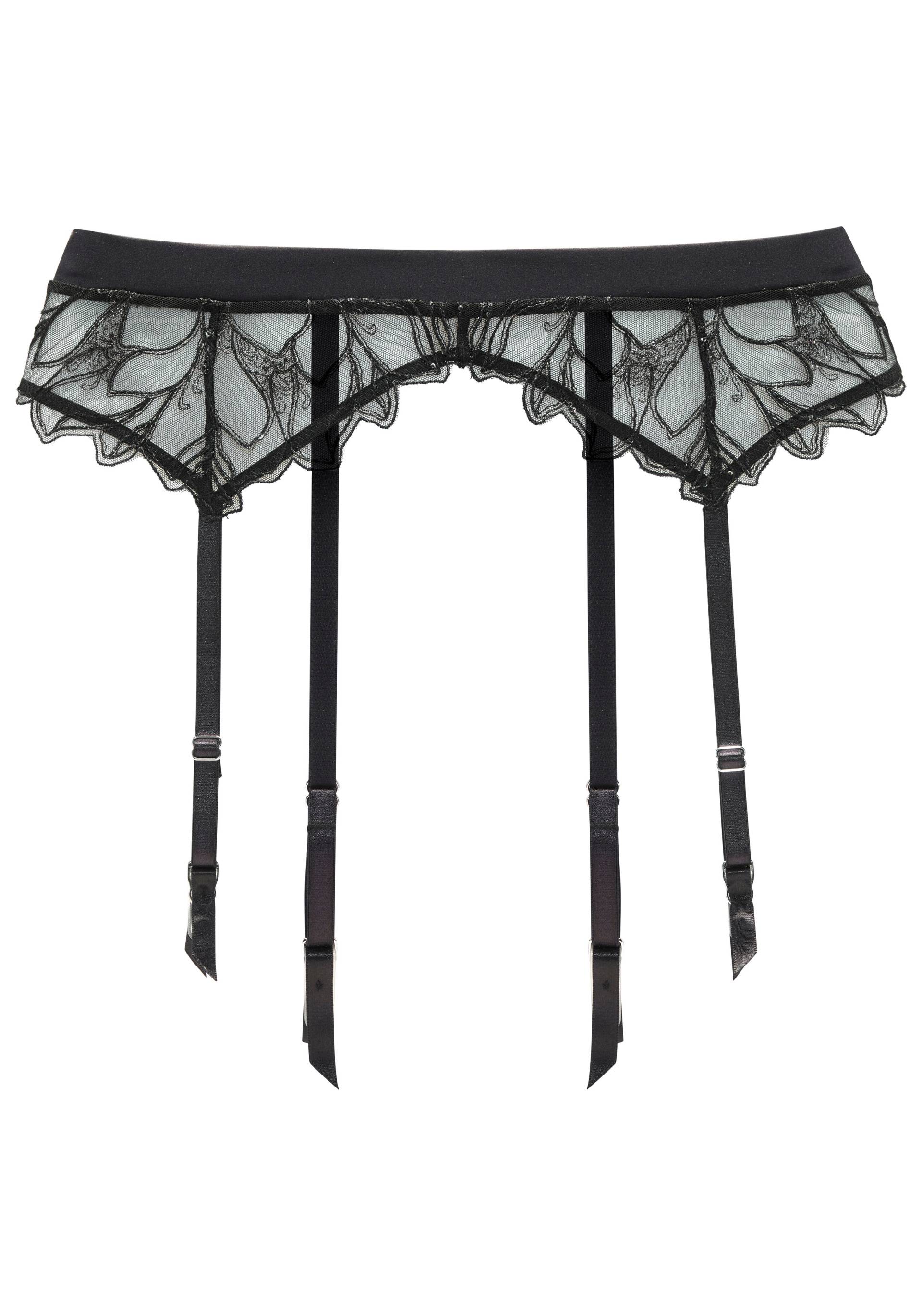 LASCANA Strapsgürtel, aus leicht transparenter Spitze mit hübschen Glitzerdetails LASCANA Strapsgürtel, aus leicht transparenter Spitze mit hübschen Glitzerdetails von Lascana