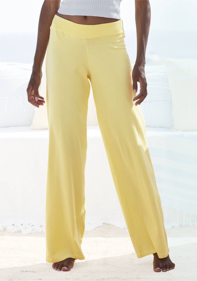 LASCANA Strickhose, mit weitem Bein, Loungewear LASCANA Strickhose, mit weitem Bein, Loungewear von Lascana