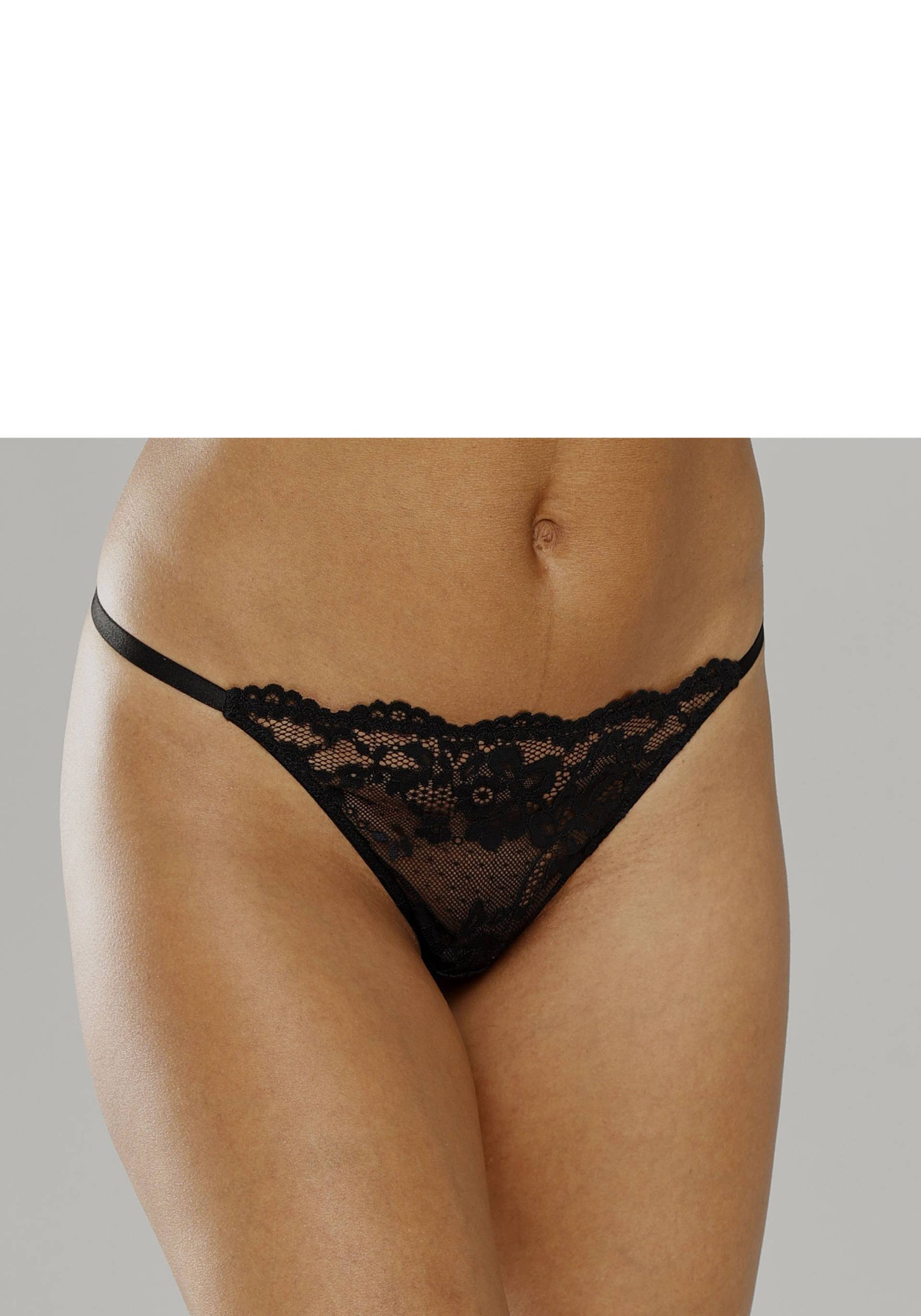 LASCANA String, aus dezent transparenter Spitze LASCANA String, aus dezent transparenter Spitze von Lascana