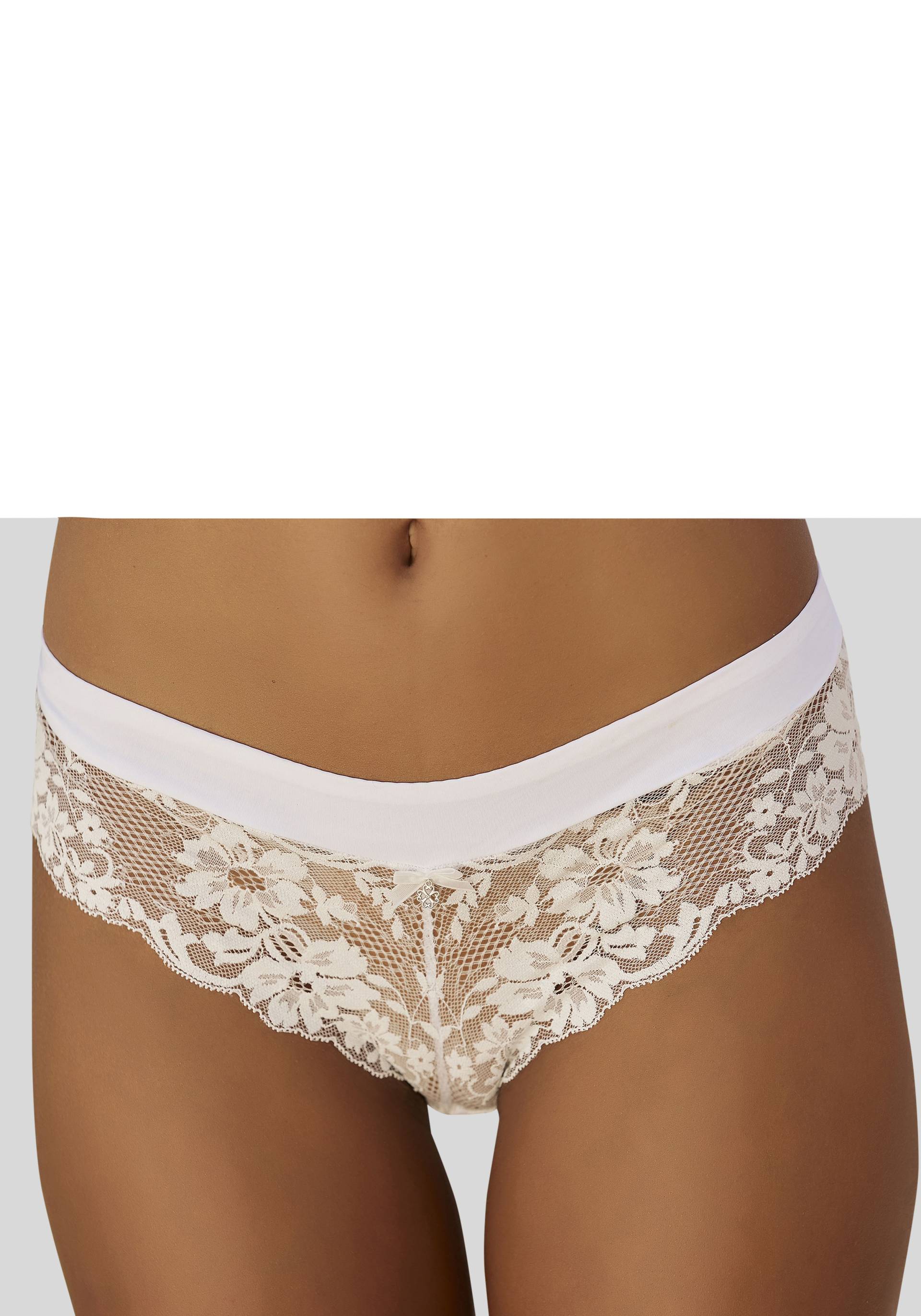 LASCANA String, aus floraler Spitze mit breitem Bund LASCANA String, aus floraler Spitze mit breitem Bund von Lascana