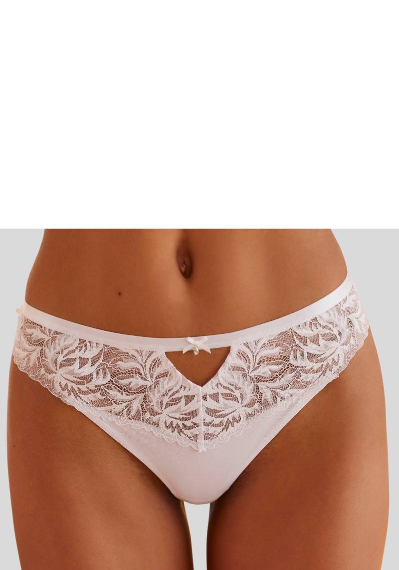 LASCANA String, mit floraler Spitze und Cut-Out von Lascana