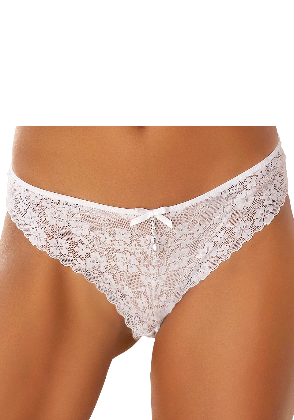 LASCANA String, rundherum aus floraler Spitze, Dessous von Lascana