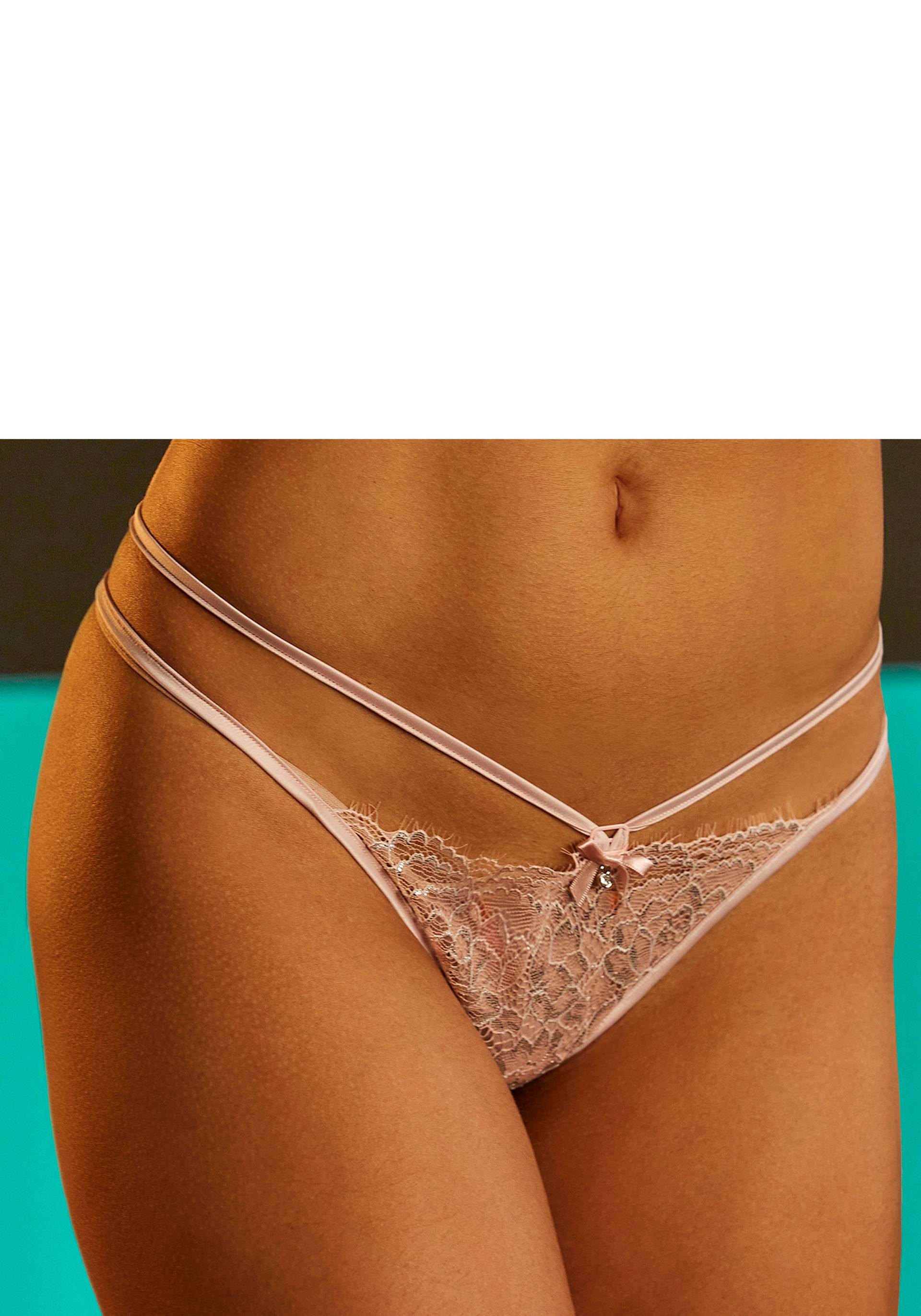 LASCANA String »Rafaella«, mit feinen Glitzerdetails von Lascana