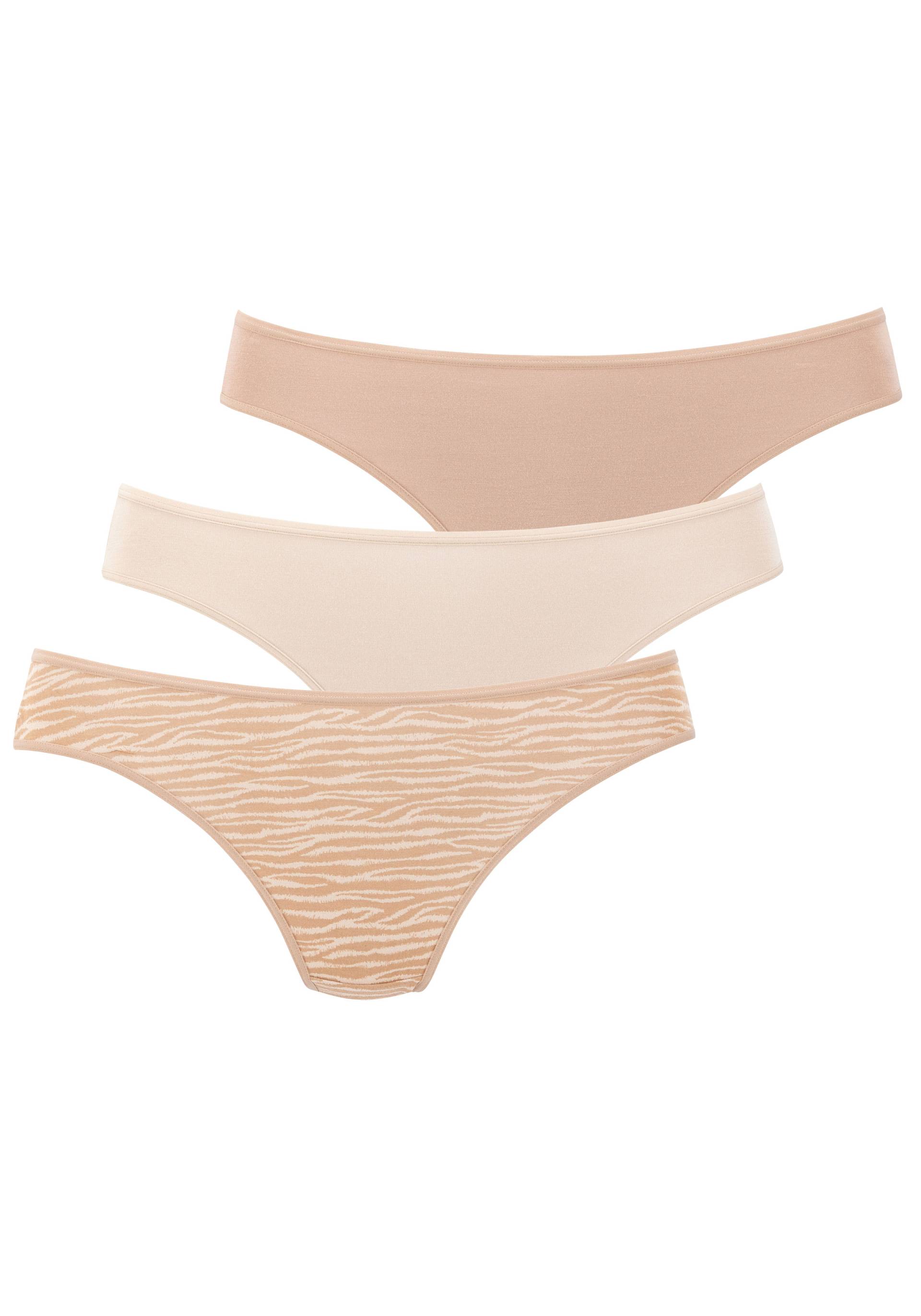 LASCANA String »aus hochwertiger Modal-Qualität«, (3er-Pack) von Lascana