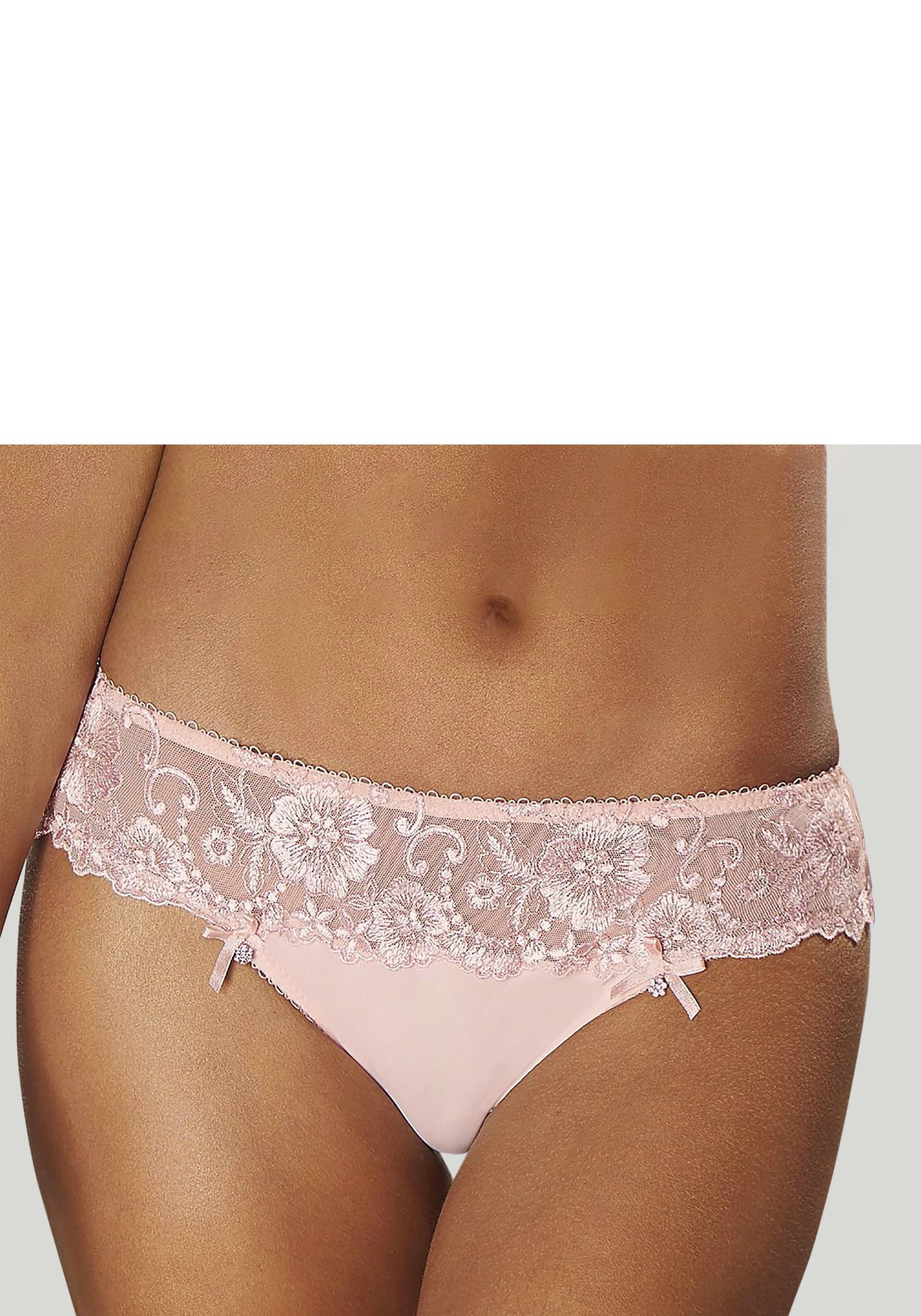 LASCANA String »Wanda Dessous«, mit Stickerei Spitze in blumiger Optik von Lascana