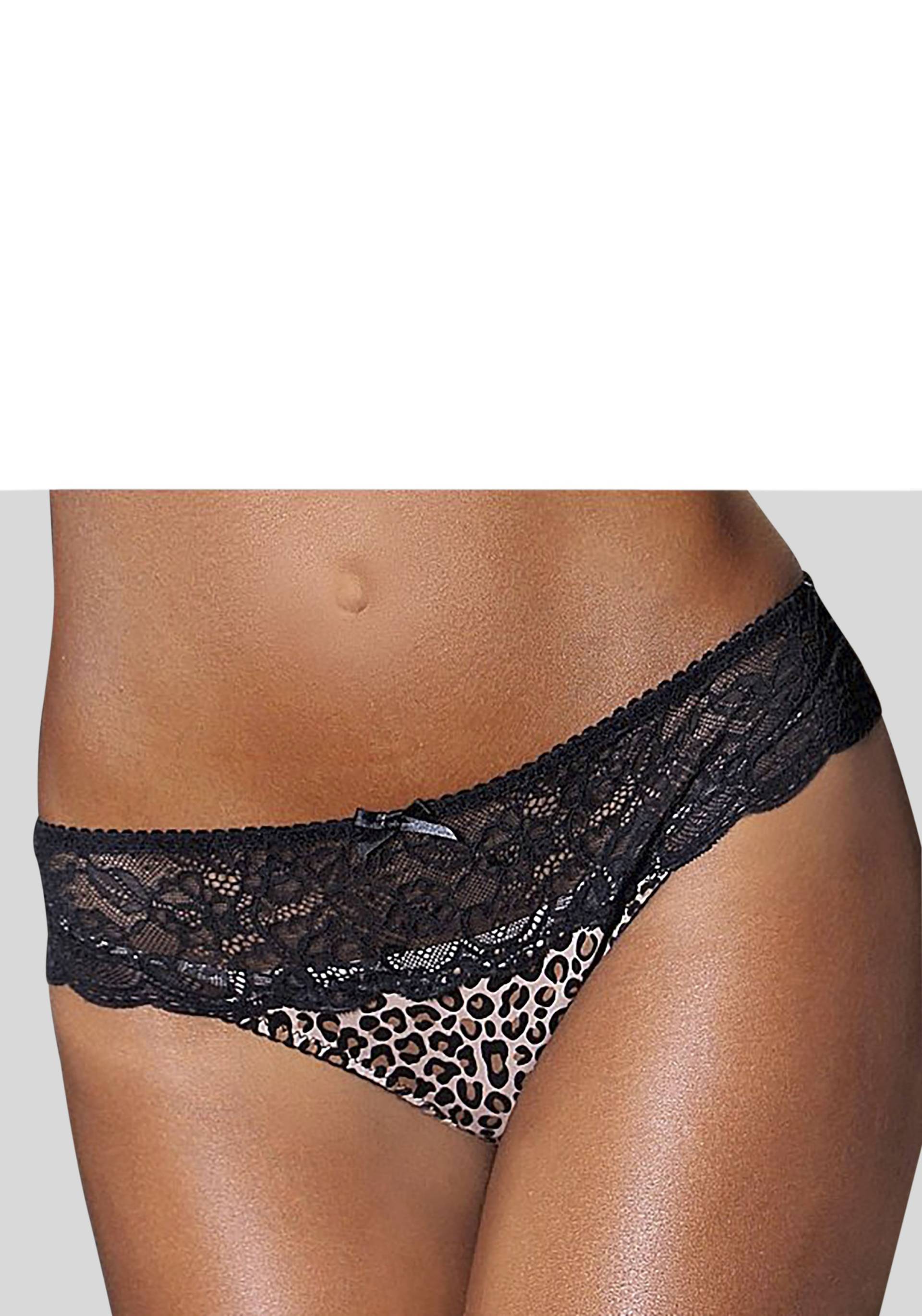 LASCANA String, mit modischem Leoprint LASCANA String, mit modischem Leoprint von Lascana