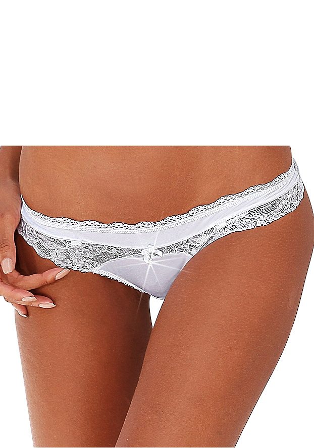LASCANA String, mit abnehmbaren Strapsen LASCANA String, mit abnehmbaren Strapsen von Lascana