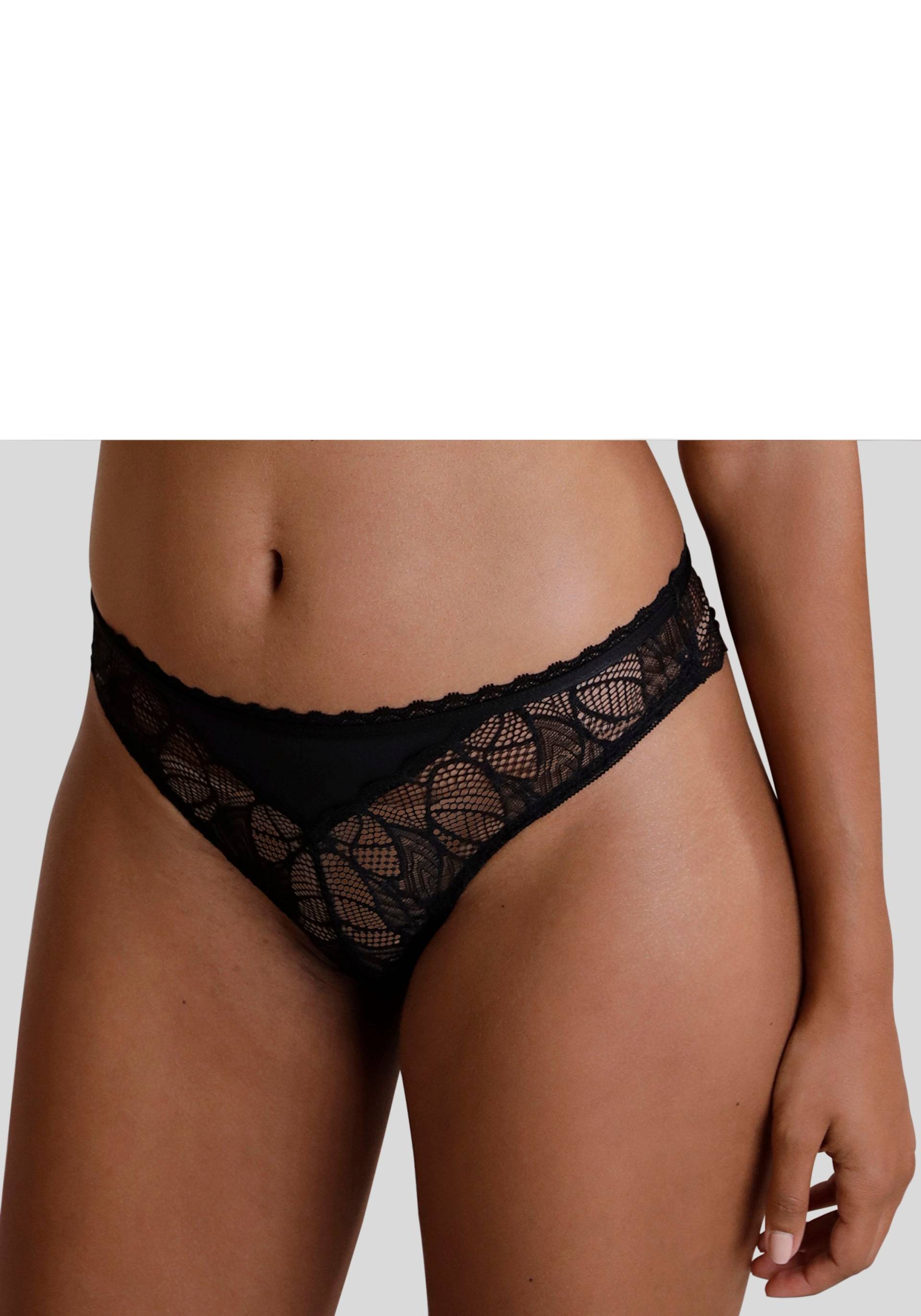 LASCANA Stringpanty, aus dezent transparenter Spitze von Lascana