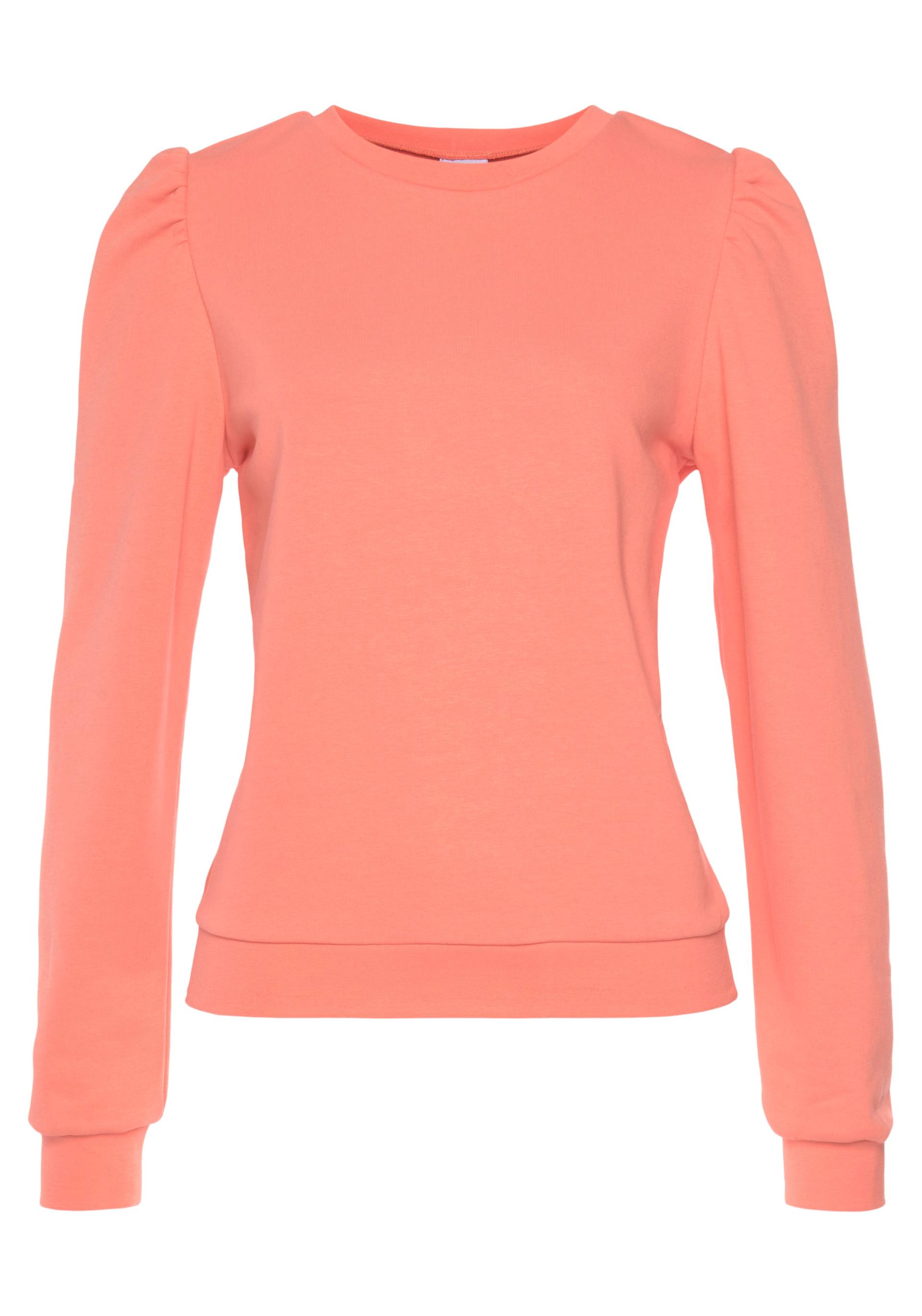 LASCANA Sweatshirt, mit Ruffärmeln LASCANA Sweatshirt, mit Ruffärmeln von Lascana