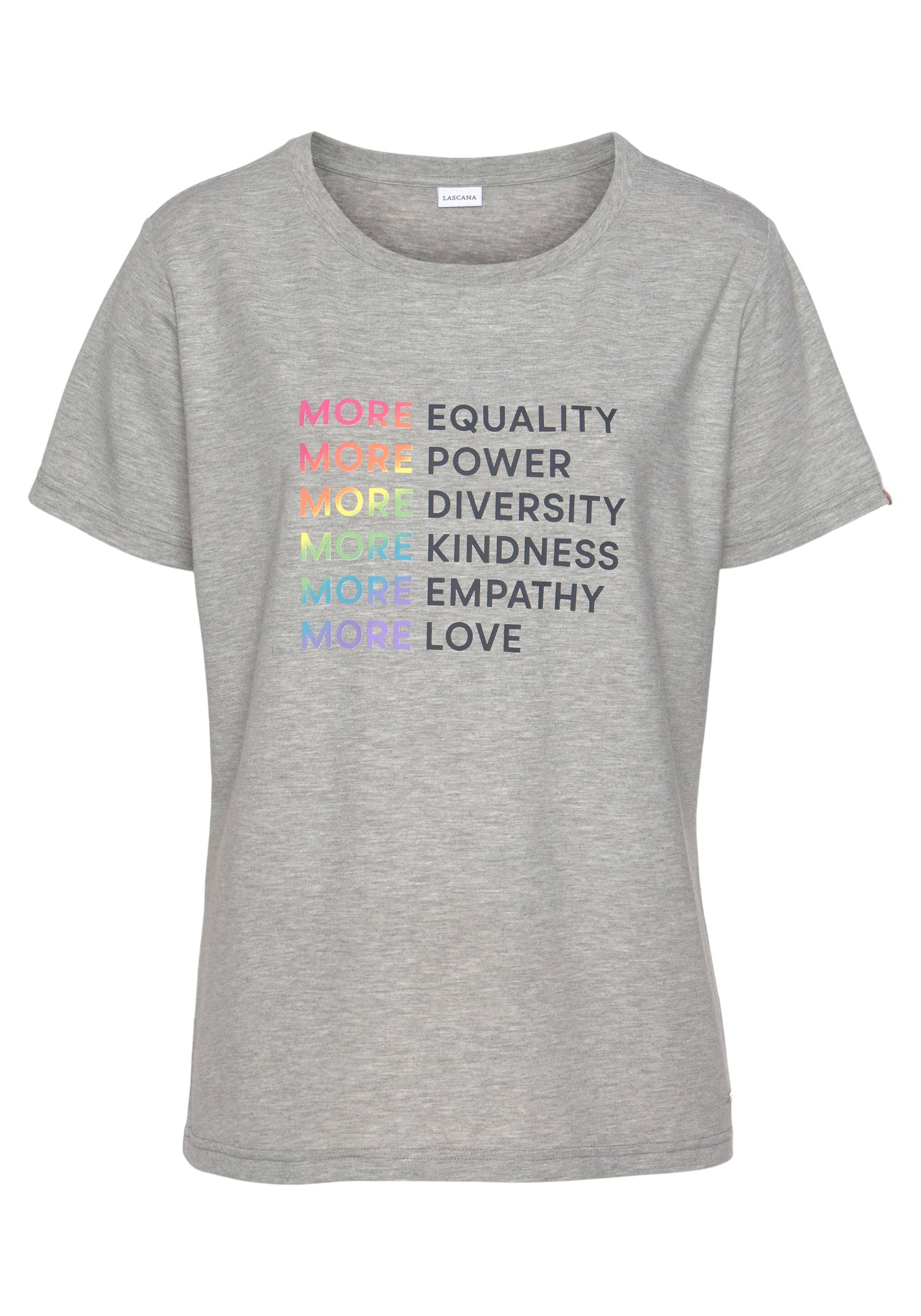LASCANA T-Shirt, mit Pride-Frontdruck LASCANA T-Shirt, mit Pride-Frontdruck von Lascana