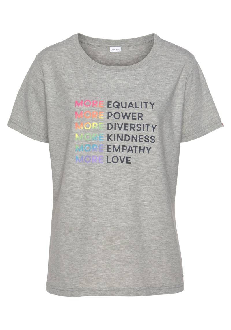 LASCANA T-Shirt, mit Pride-Frontdruck von Lascana