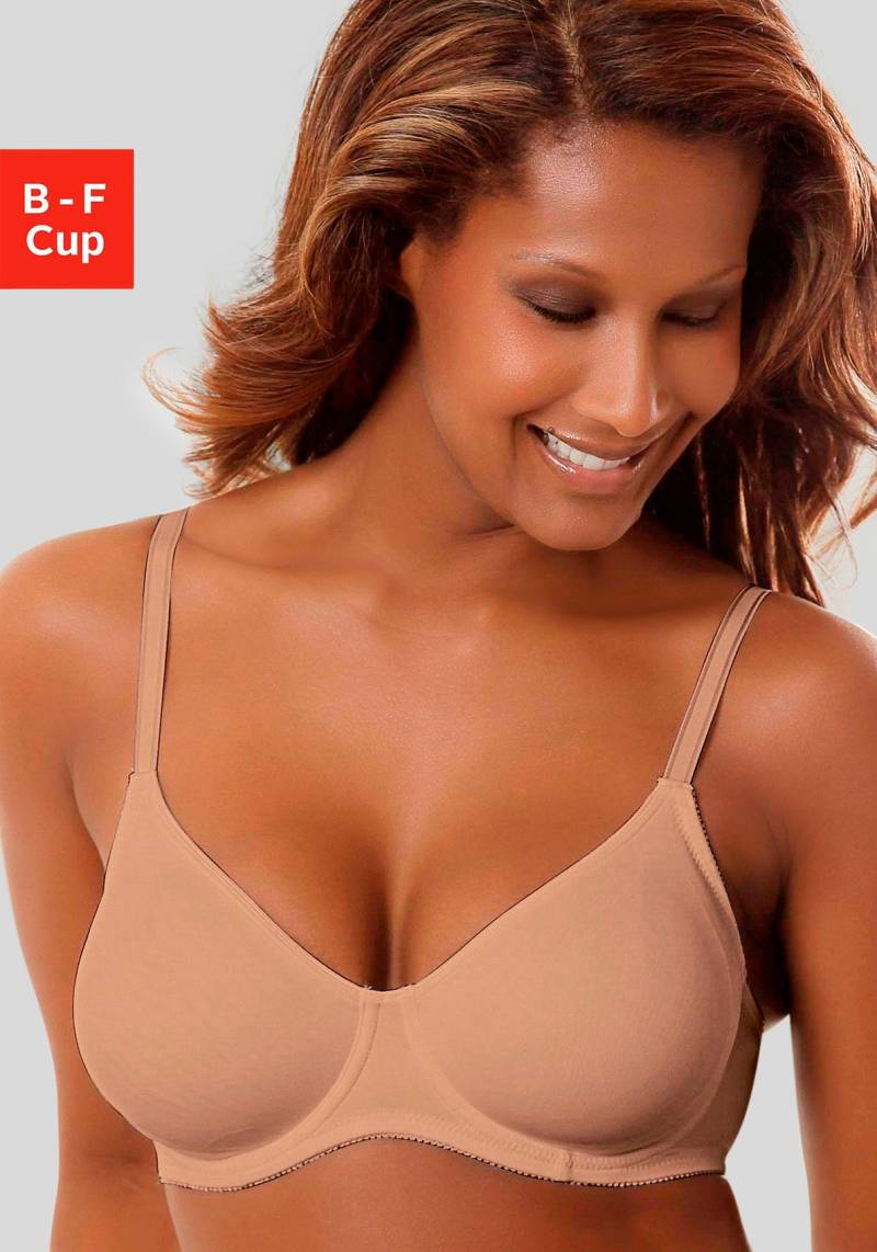 LASCANA T-Shirt-BH »perfect basic«, mit Bügel, ohne Schale, Basic Dessous LASCANA T-Shirt-BH »perfect basic«, mit Bügel, ohne Schale, Basic Dessous von Lascana