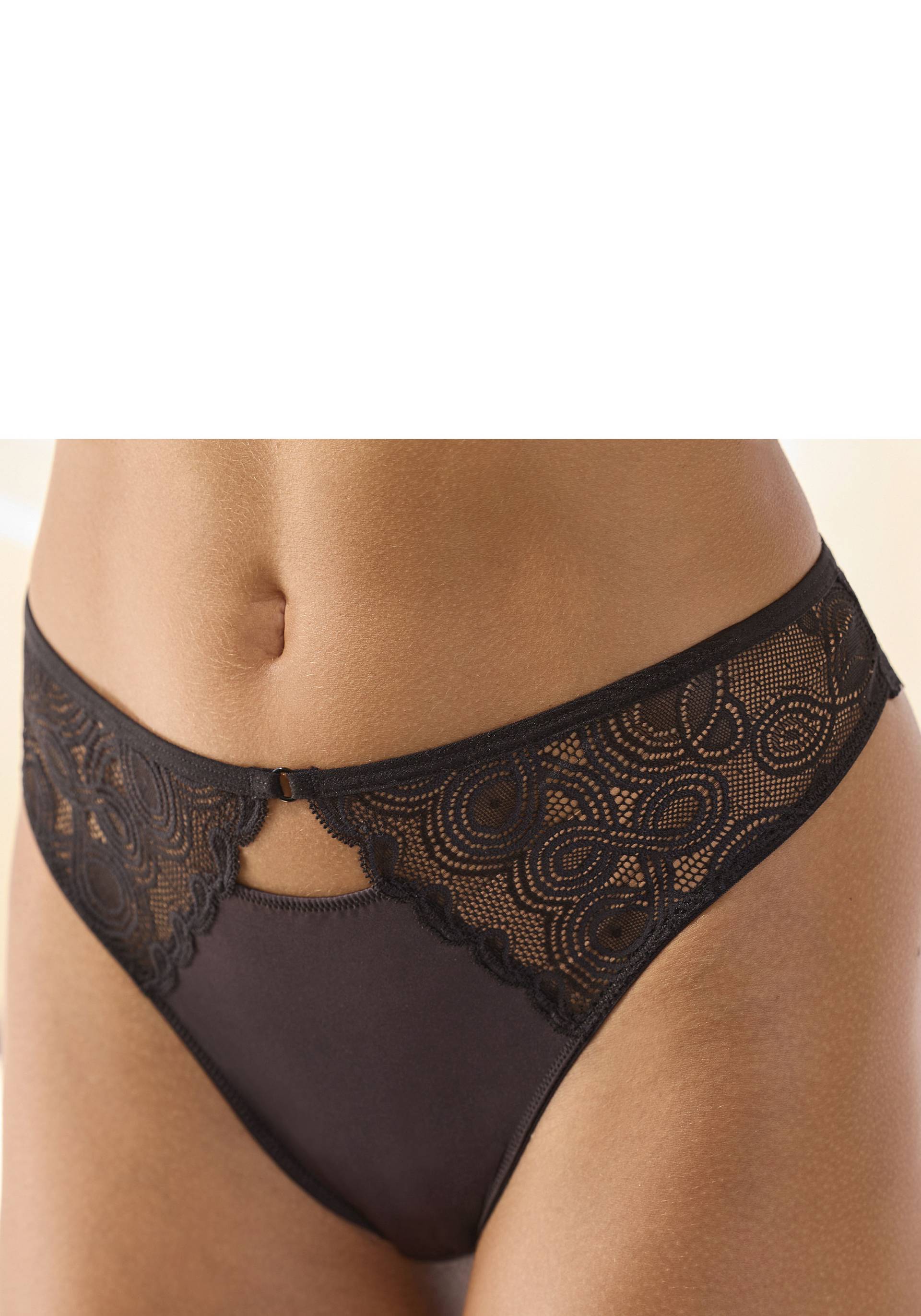 LASCANA Tanga, mit extravaganten Spitzeneinsätzen LASCANA Tanga, mit extravaganten Spitzeneinsätzen von Lascana