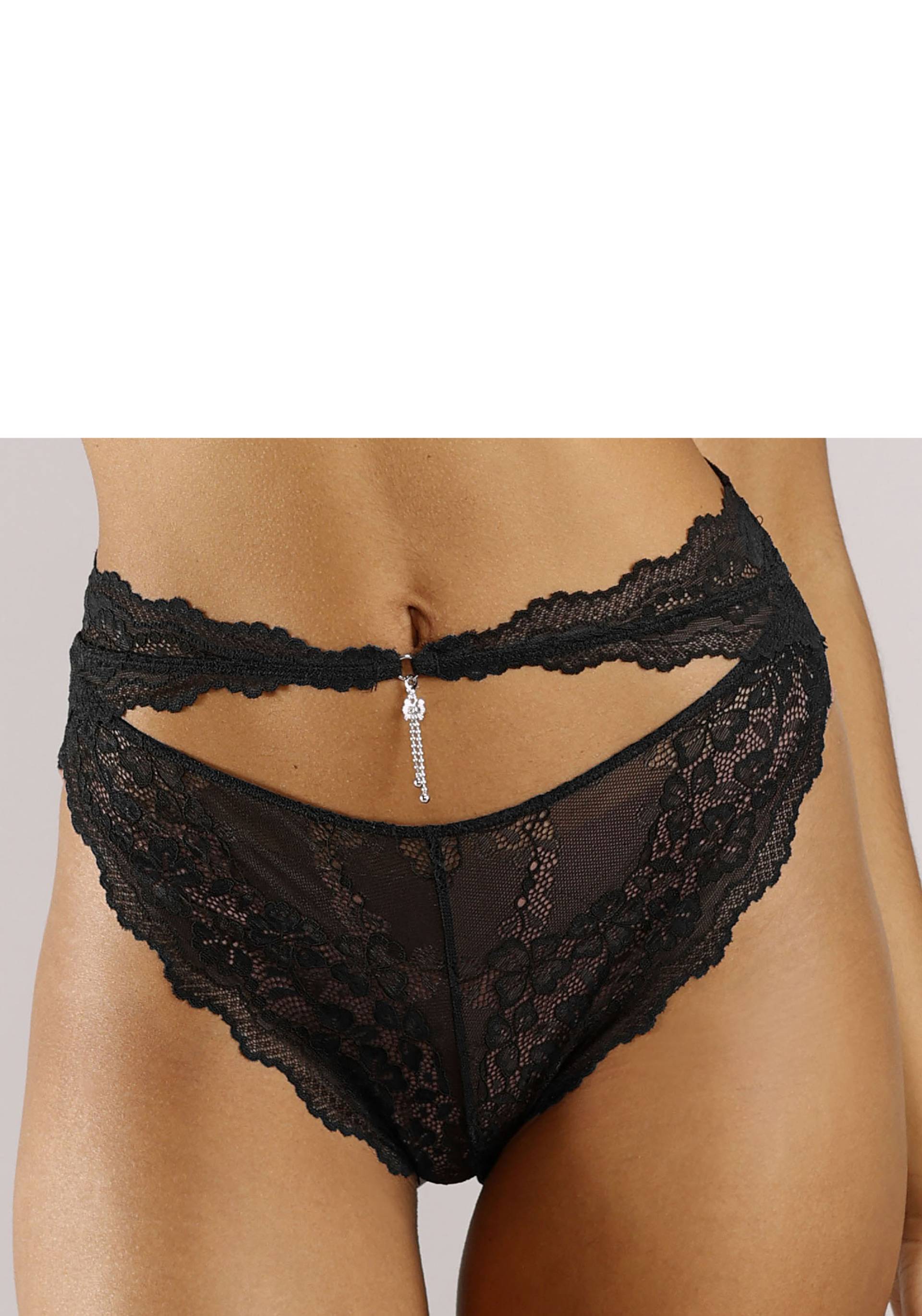 LASCANA Tanga, mit hohem Schnitt und verführerischem Cut-Out LASCANA Tanga, mit hohem Schnitt und verführerischem Cut-Out von Lascana