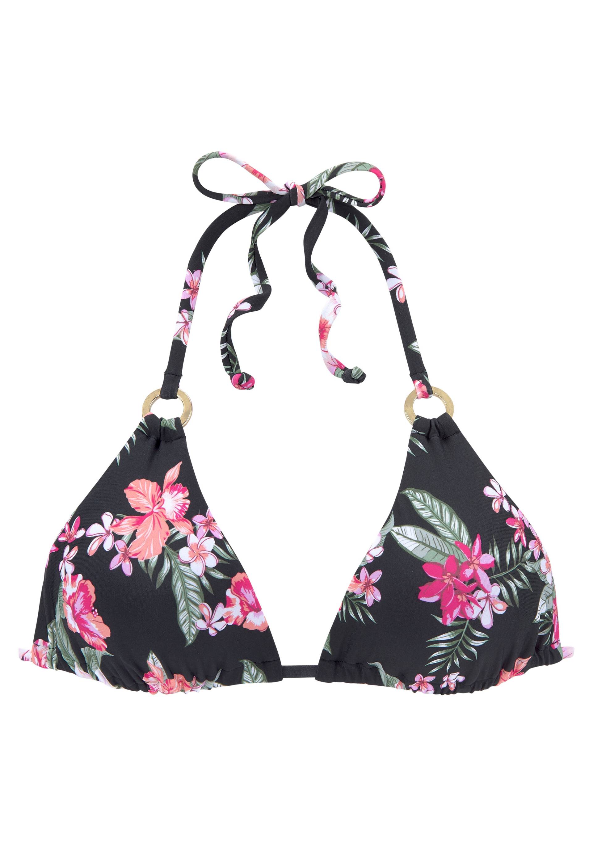 LASCANA Triangel-Bikini-Top »Santini«, im floralen Design LASCANA Triangel-Bikini-Top »Santini«, im floralen Design von Lascana