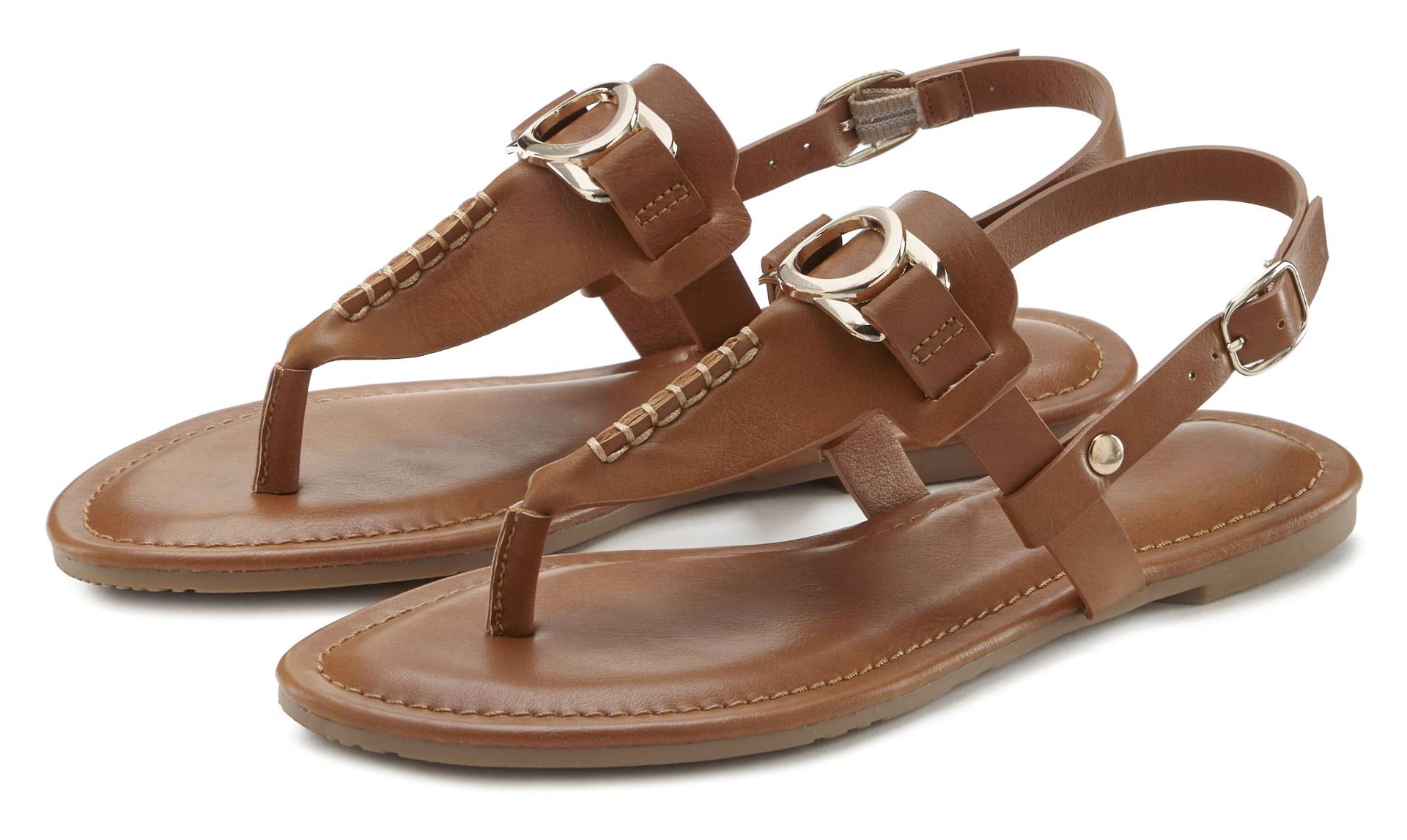 Vivance Zehentrenner, Sandale, Pantolette mit Schmuckelement VEGAN Vivance Zehentrenner, Sandale, Pantolette mit Schmuckelement VEGAN von Vivance