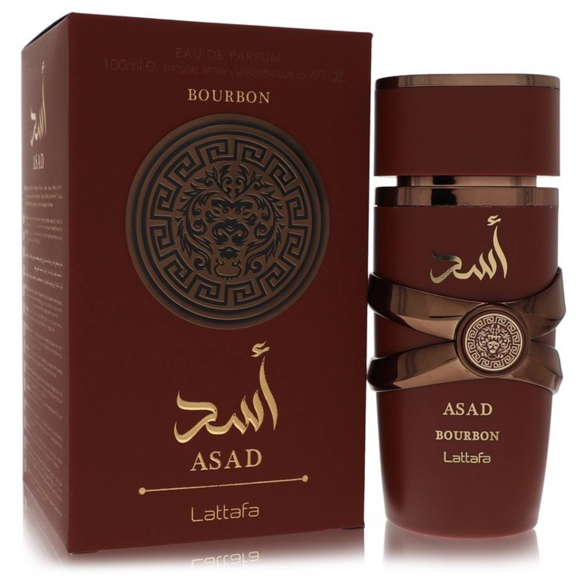 Lattafa Asad Bourbon Eau De Parfum Spray (Unboxed) 101 ml von Lattafa