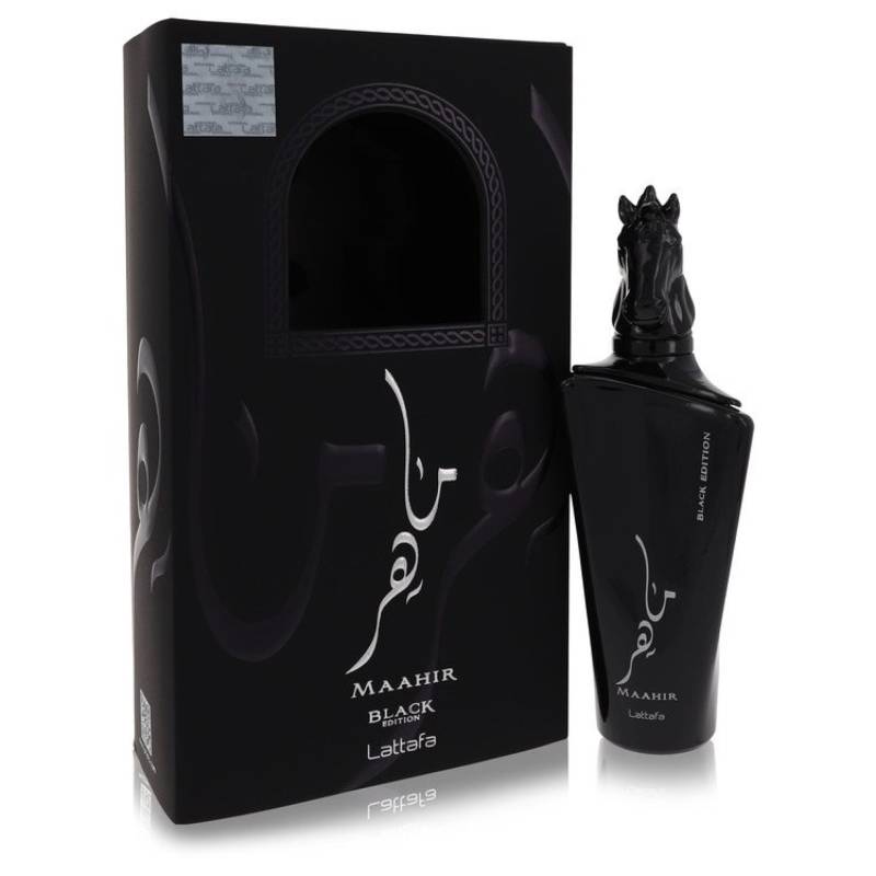 Lattafa Maahir Black Edition Eau De Parfum Spray (Unisex) 100 ml von Lattafa