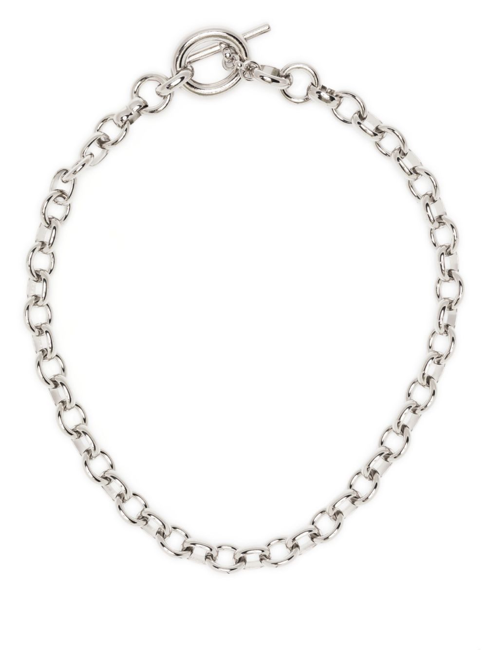 Laura Lombardi Portrait chain-link detailing necklace - Silver von Laura Lombardi