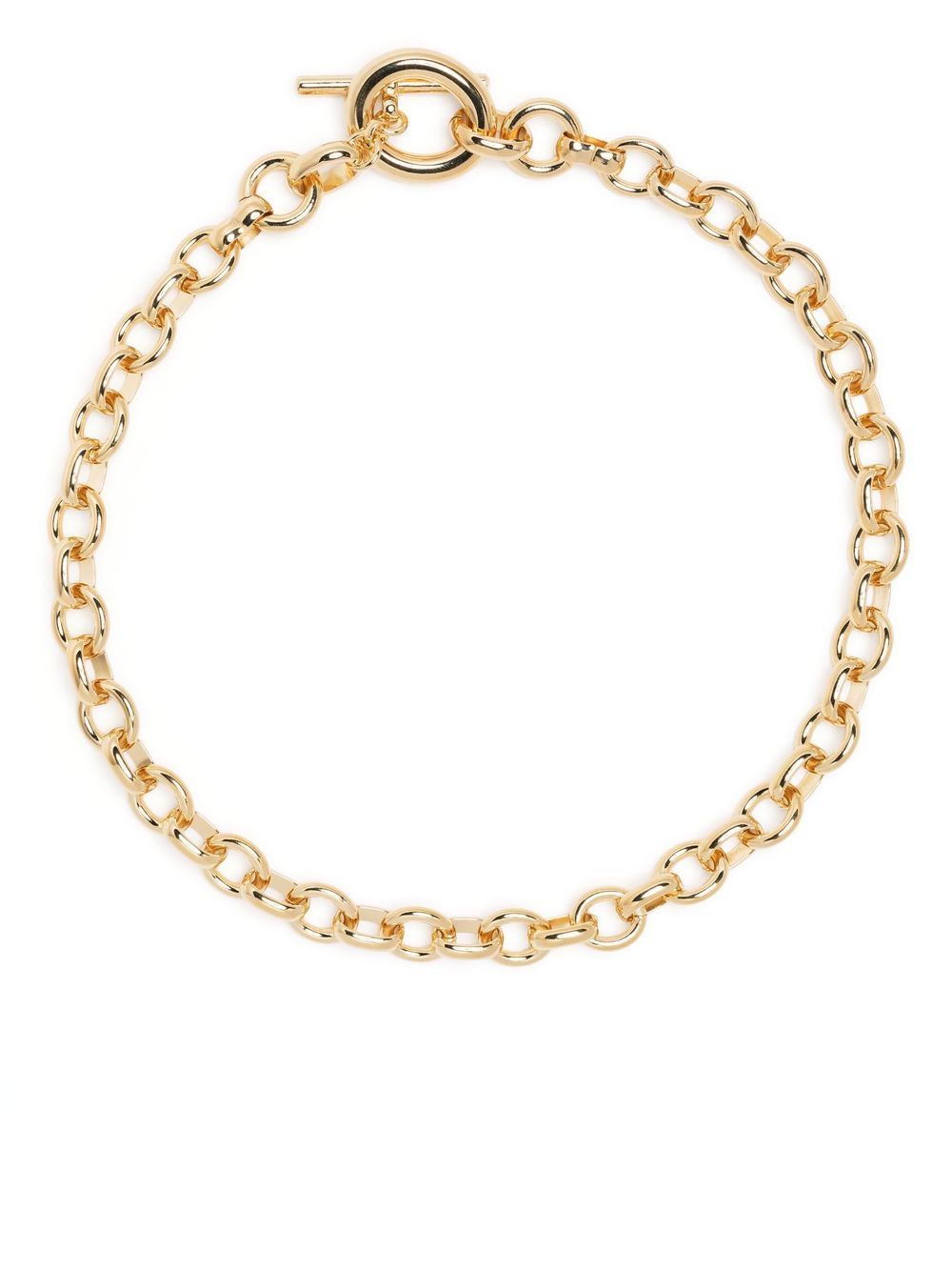 Laura Lombardi Portrait round-link chain necklace - Gold von Laura Lombardi