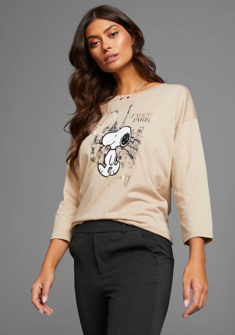Laura Scott 3/4-Arm-Shirt, mit Snoopy-Print von Laura Scott