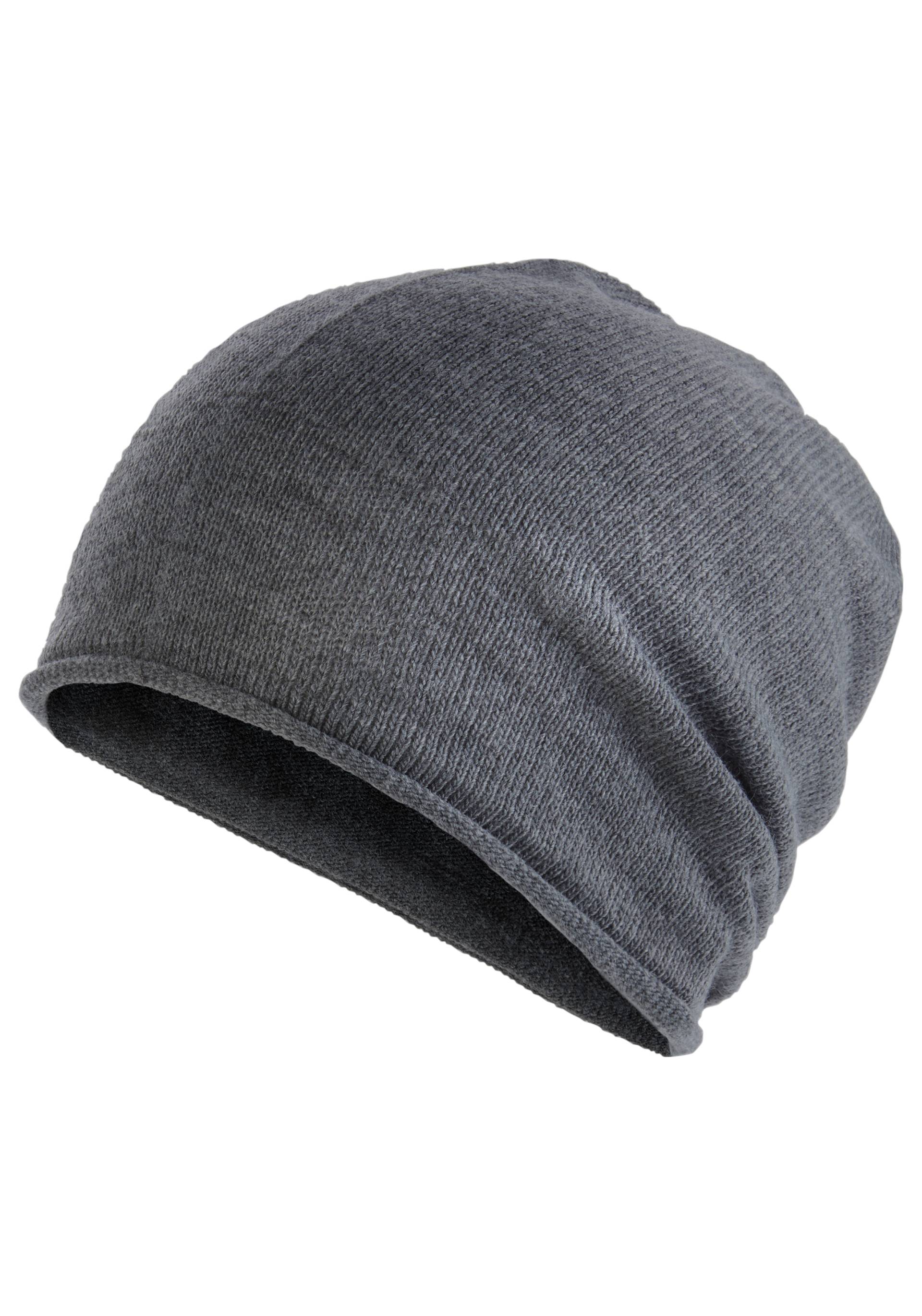 Laura Scott Beanie, aus weichem Feinstrick, mit modischem Rollrand - NEW von Laura Scott