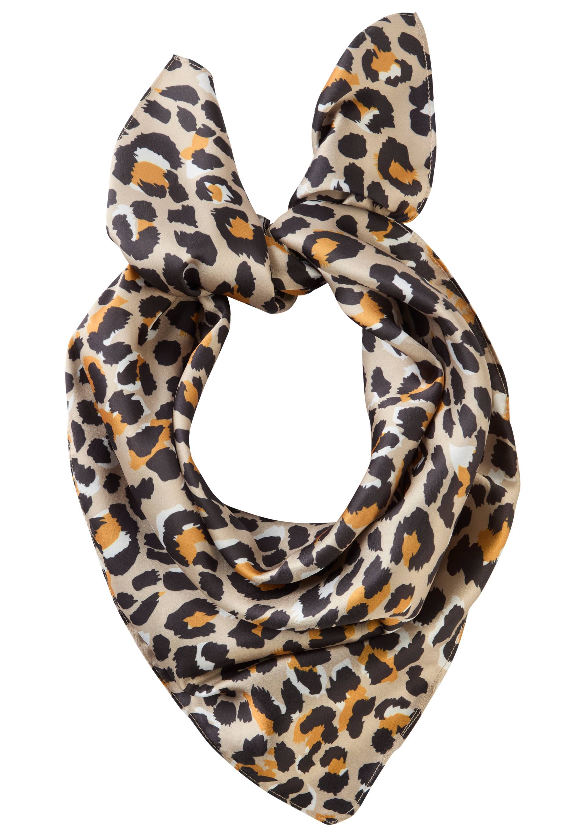 Laura Scott Halstuch, mit trendigem Allover-Leopard-Muster - NEW von Laura Scott