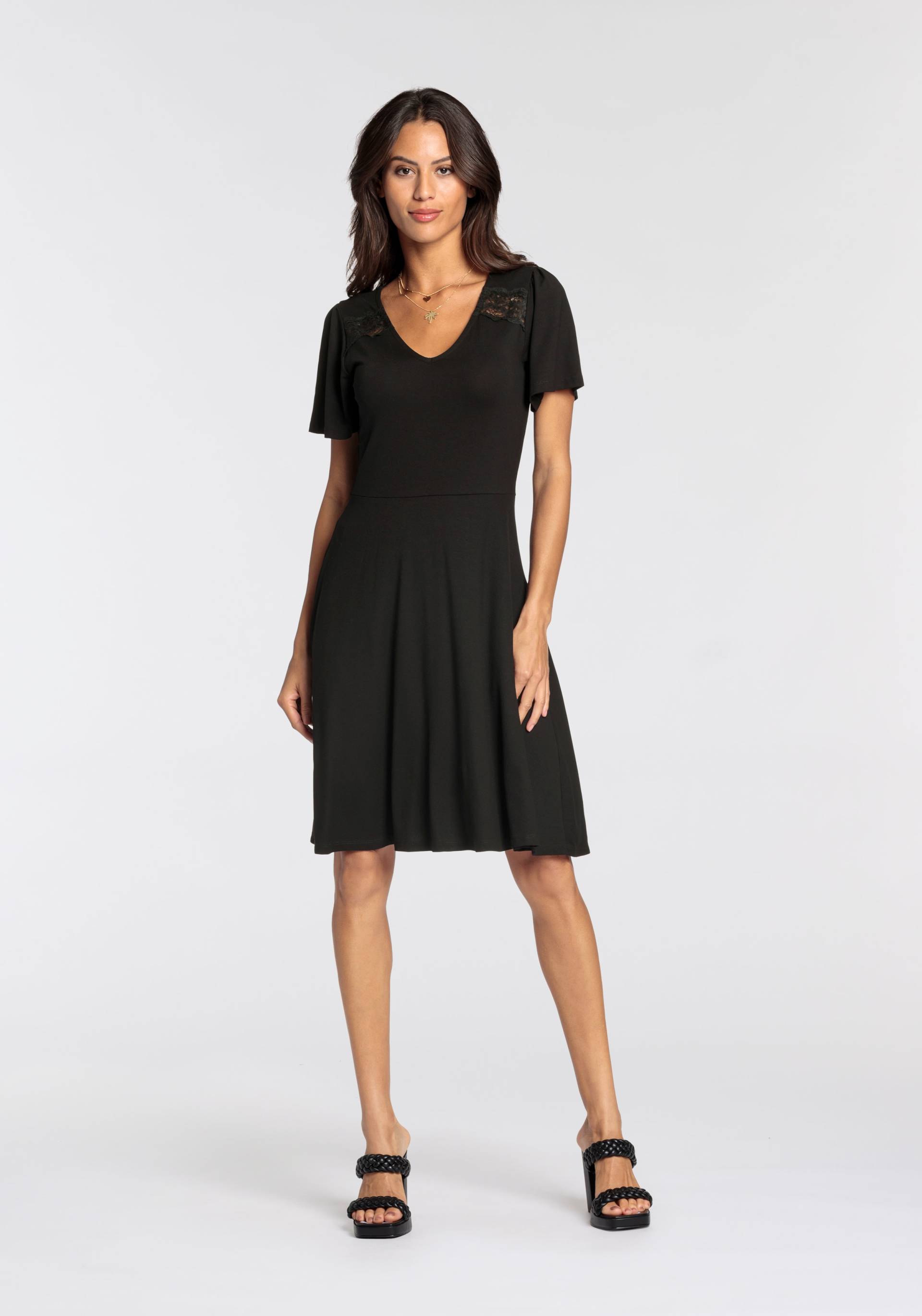 Laura Scott Jerseykleid, mit eleganten Spitzen-Details - NEUE KOLLEKTION von Laura Scott