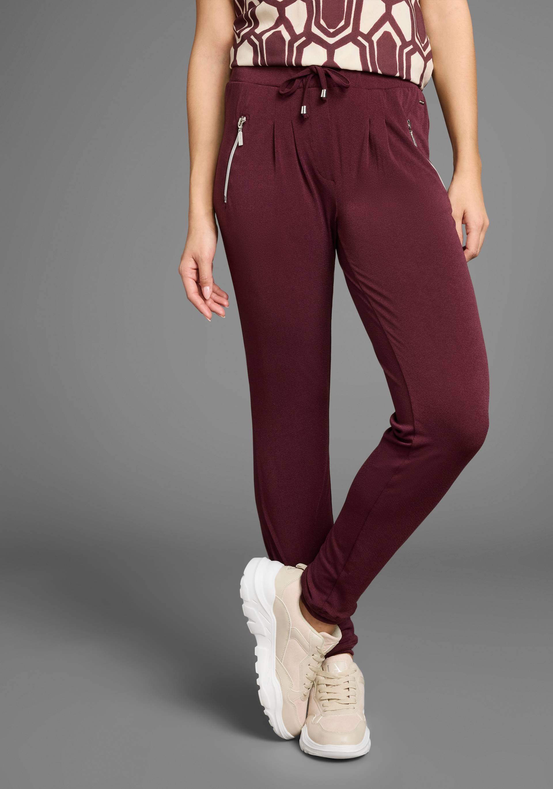 Laura Scott Jogger Pants, mit Reissverschlusstaschen von Laura Scott