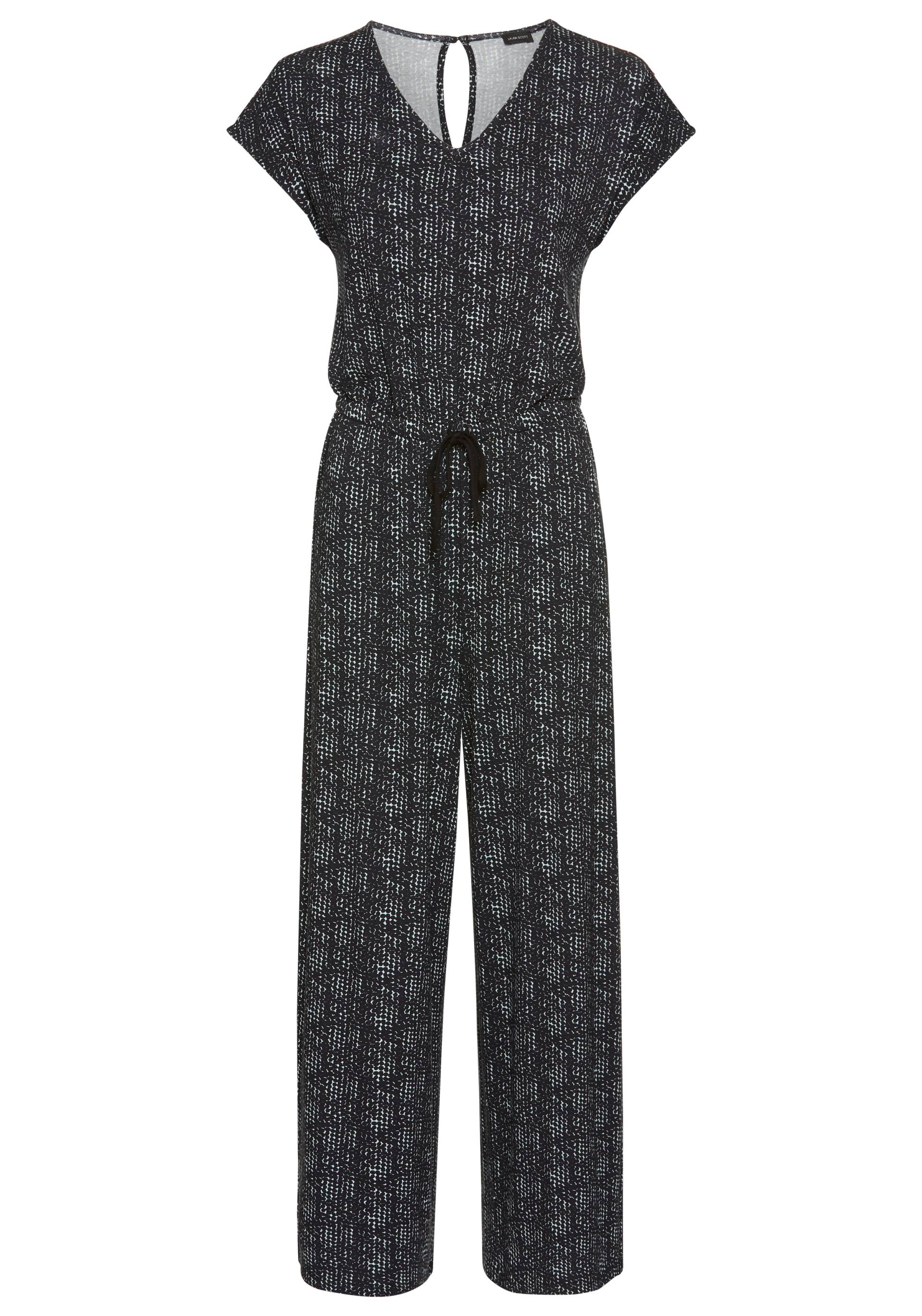 Laura Scott Jumpsuit, mit filigranem Alloverprint - NEUE KOLLEKTION Laura Scott Jumpsuit, mit filigranem Alloverprint - NEUE KOLLEKTION von Laura Scott
