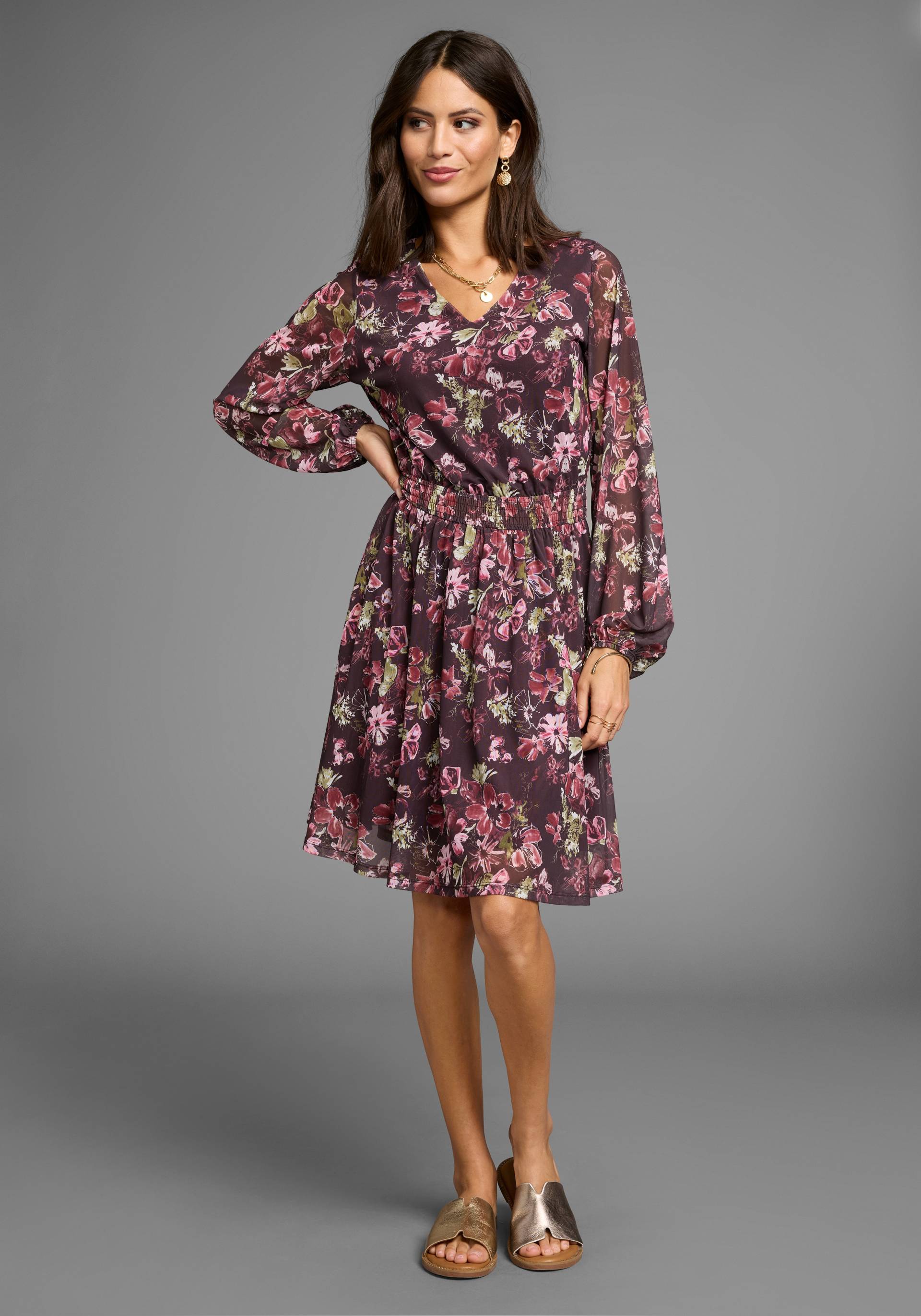 Laura Scott Meshkleid, für Jubiläumsfeiern, Theaterbesuche oder Stadtbummel, langes Kleid Laura Scott Meshkleid, für Jubiläumsfeiern, Theaterbesuche oder Stadtbummel, langes Kleid von Laura Scott