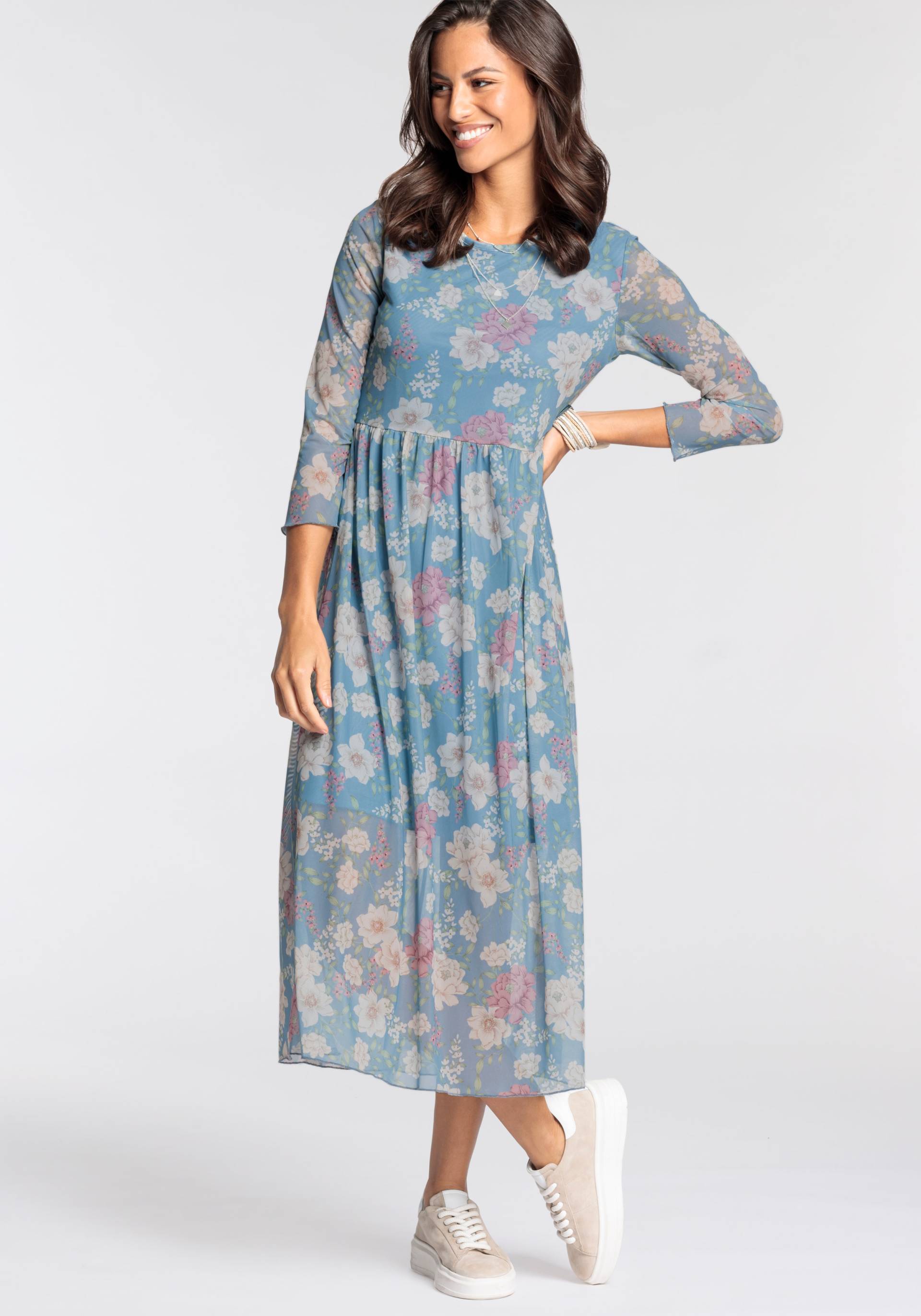 Laura Scott Meshkleid, mit femininem Blumen-Print - NEUE KOLLEKTION von Laura Scott