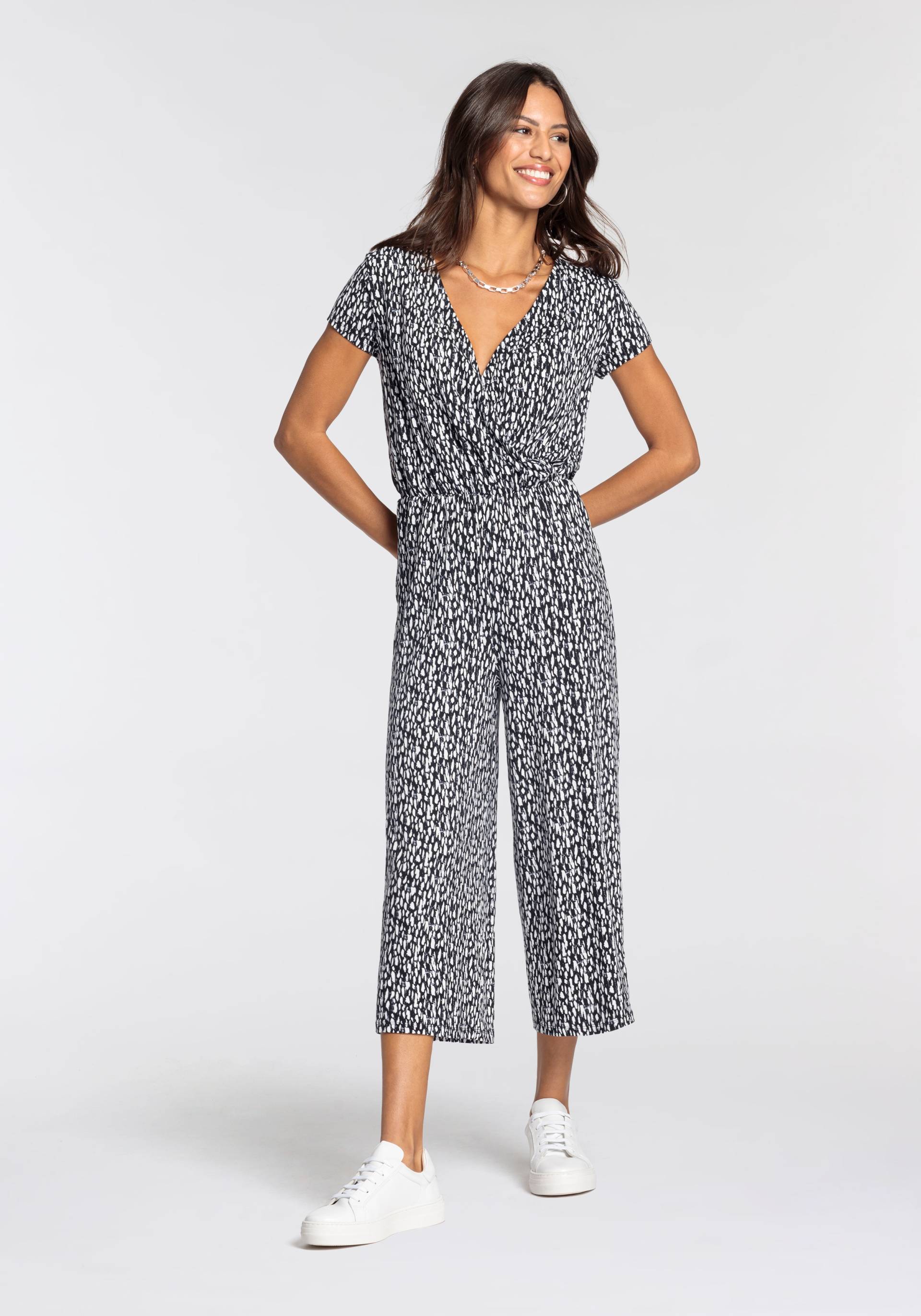 Laura Scott Jumpsuit, mit V-Ausschnitt von Laura Scott