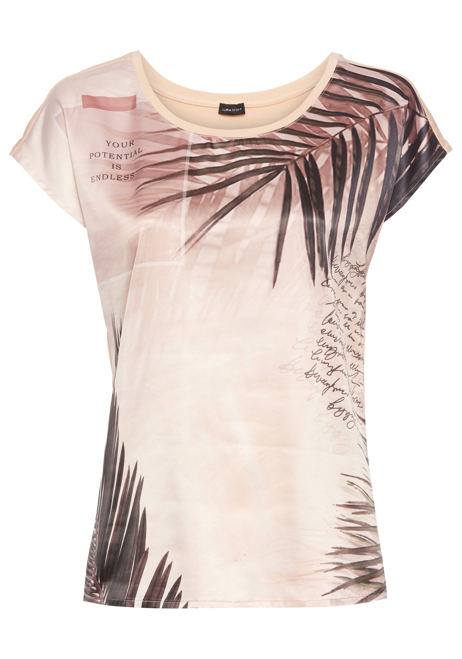 Laura Scott Shirtbluse, in modischem Materialmix von Laura Scott