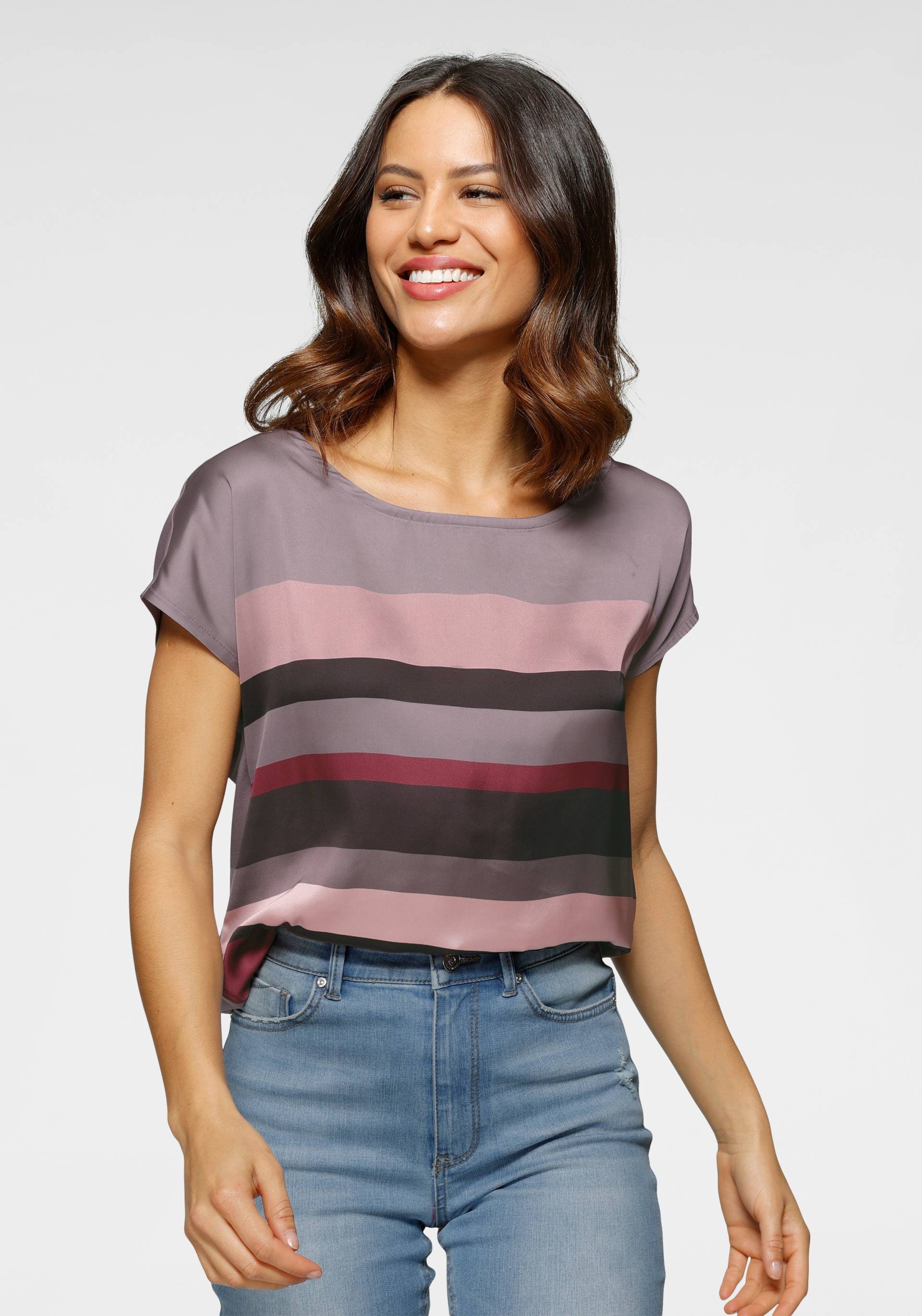 Laura Scott Shirtbluse, in modischem Streifen-Design Laura Scott Shirtbluse, in modischem Streifen-Design von Laura Scott
