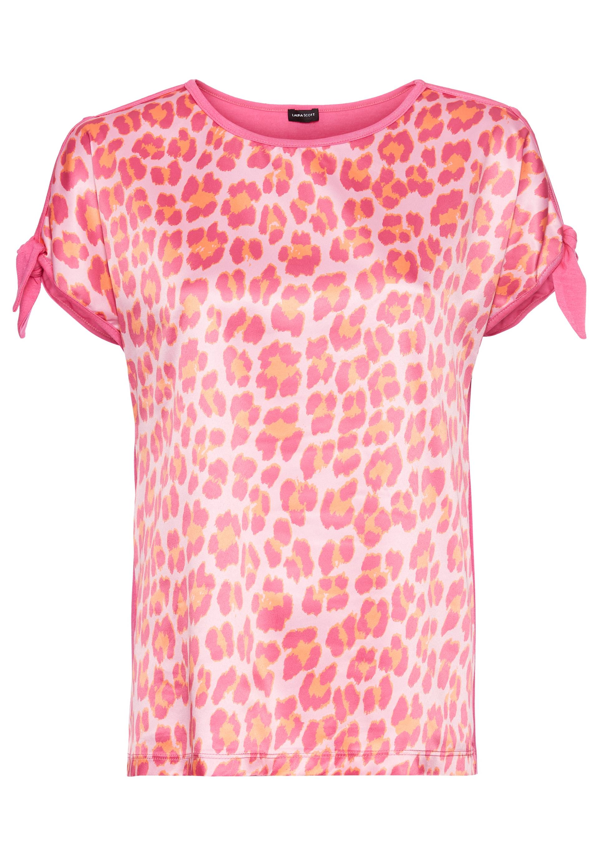 Laura Scott Shirtbluse, mit Leoparden_Druck & Bindeband - NEUE KOLLEKTION von Laura Scott